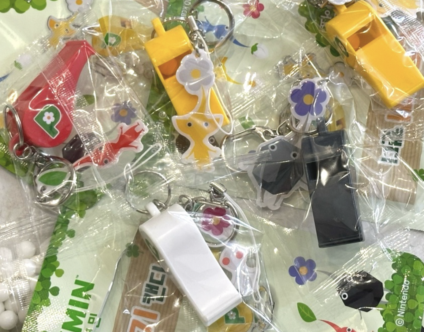 韓國 皮克敏 PIKMIN 任天堂 x CU 6款角色 哨子糖 盲抽 