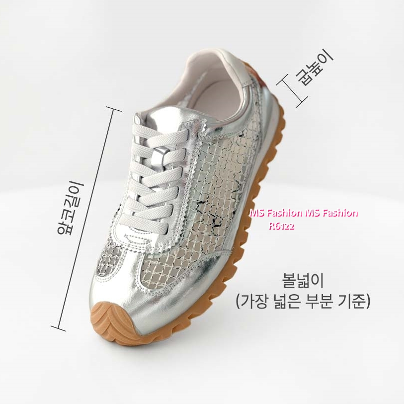 R6122 韓國🇰🇷真皮拼網料sneakers