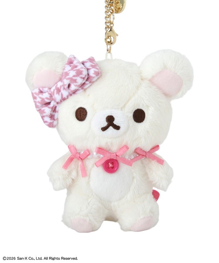  🎀【預訂】Maison de FLEUR × RILAKKUMA  白熊公仔掛飾