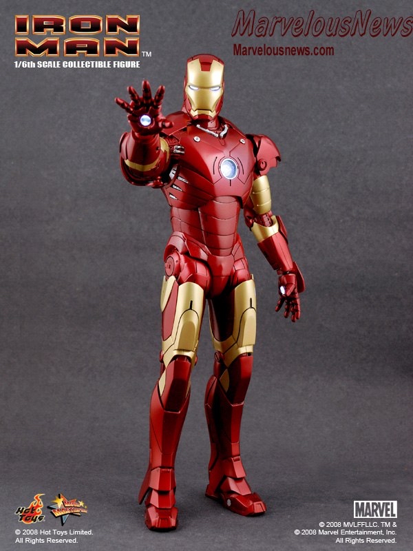 Hottoys Ironman Mark III可動figure 1/6 鋼鐵人 Mk 3 鐵甲奇俠 鋼鐵俠 