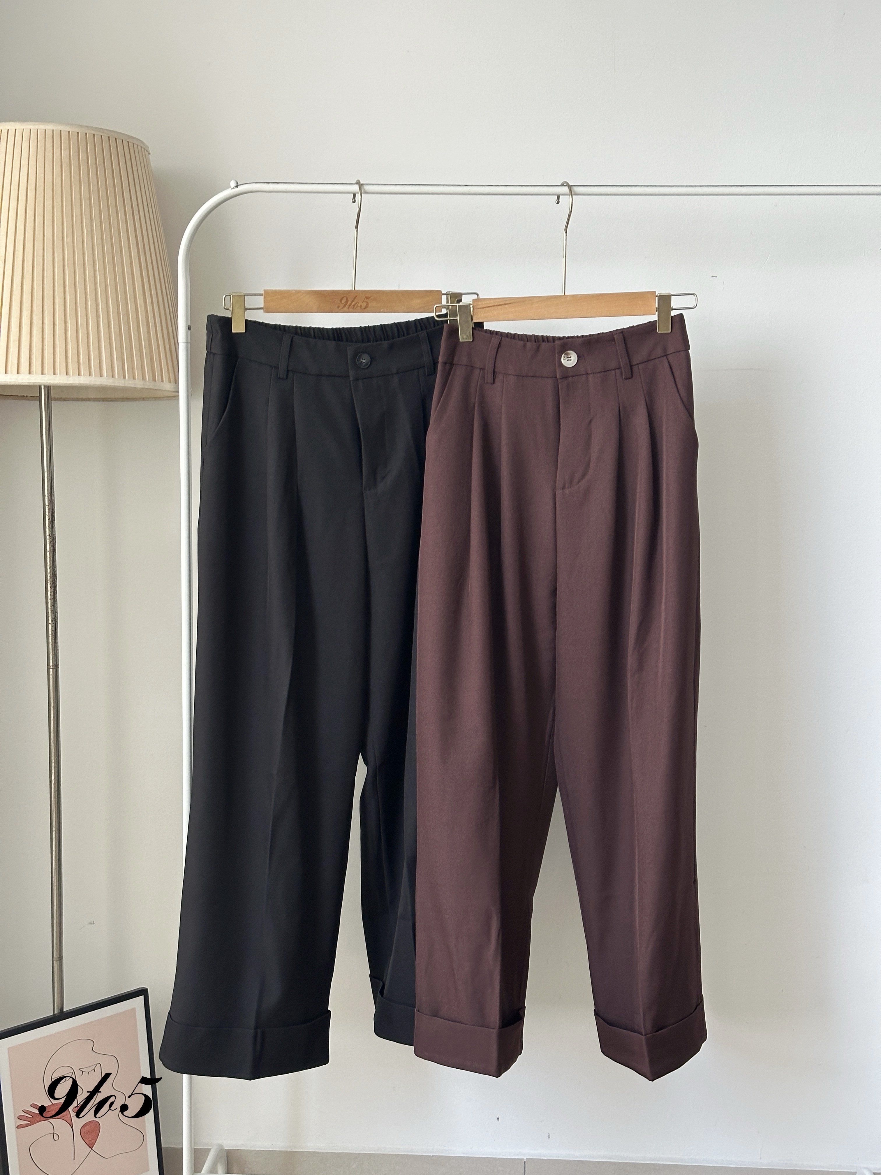 S1840 Long Straight Pants - 4 Colors 
