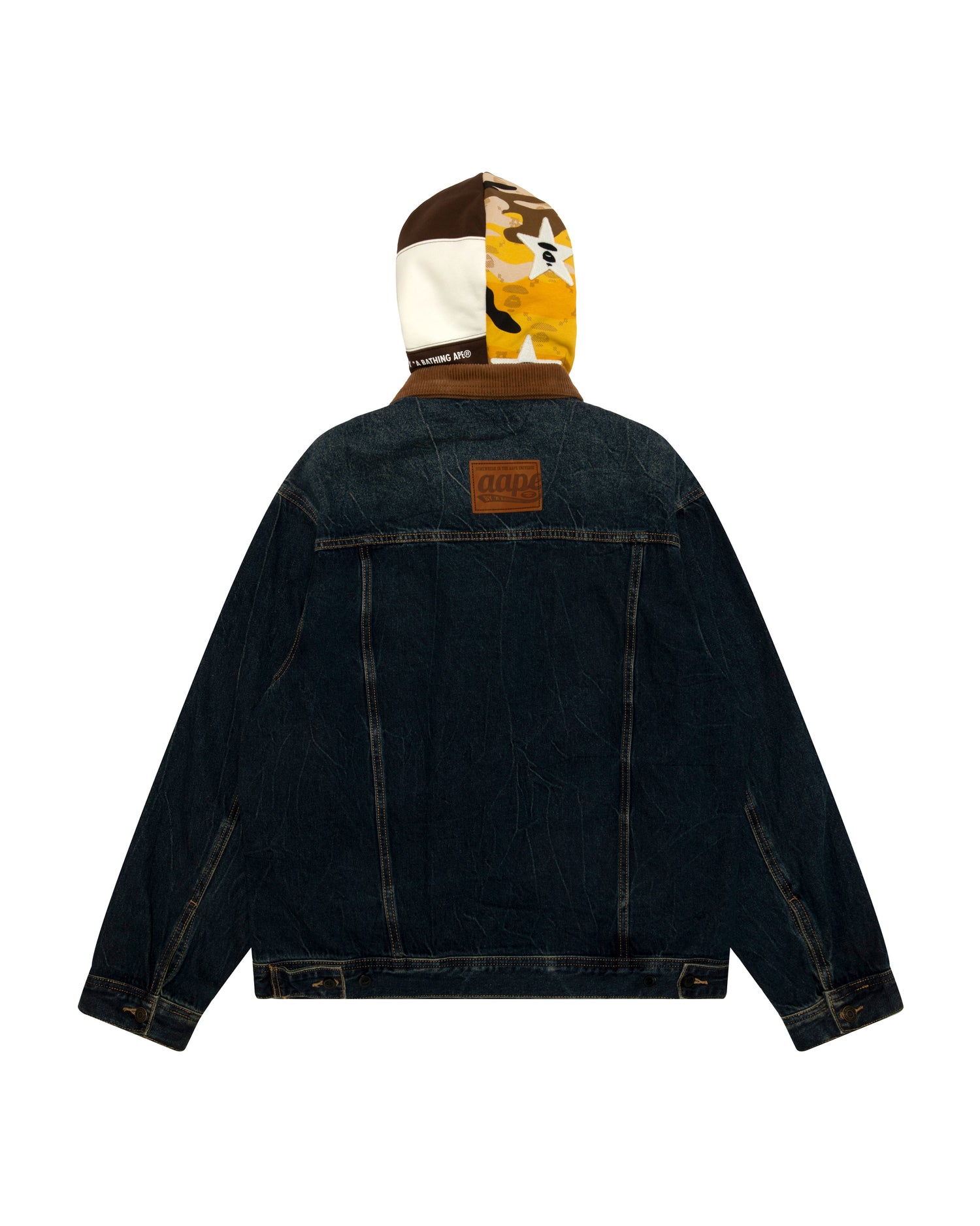 AAPE AAPEUNVS Denim Jacket With Hood (7814XXR)