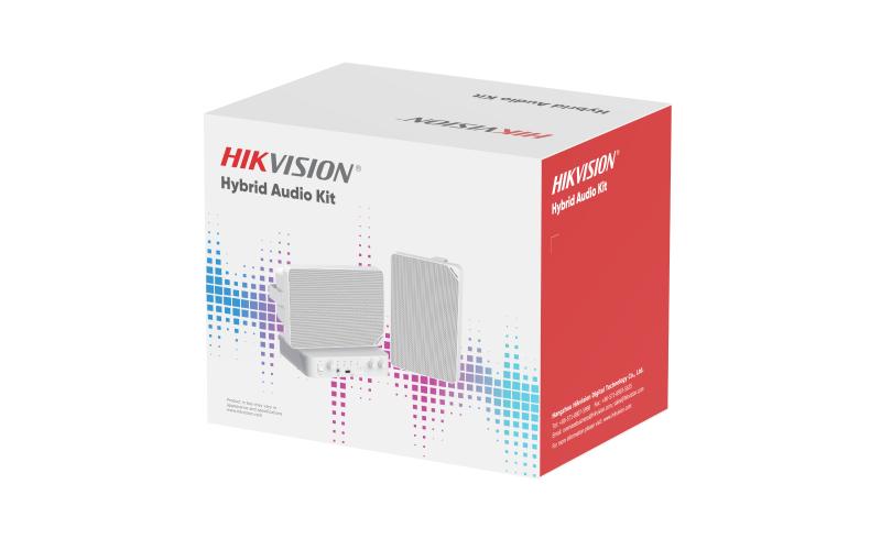 Hikvision 海康威視 DS-QAE1KA80120-2 Hybrid Audio Kit with 80W Network Amplifier and 2* 20W Cabinet Speakers (香港行貨，一年保用)