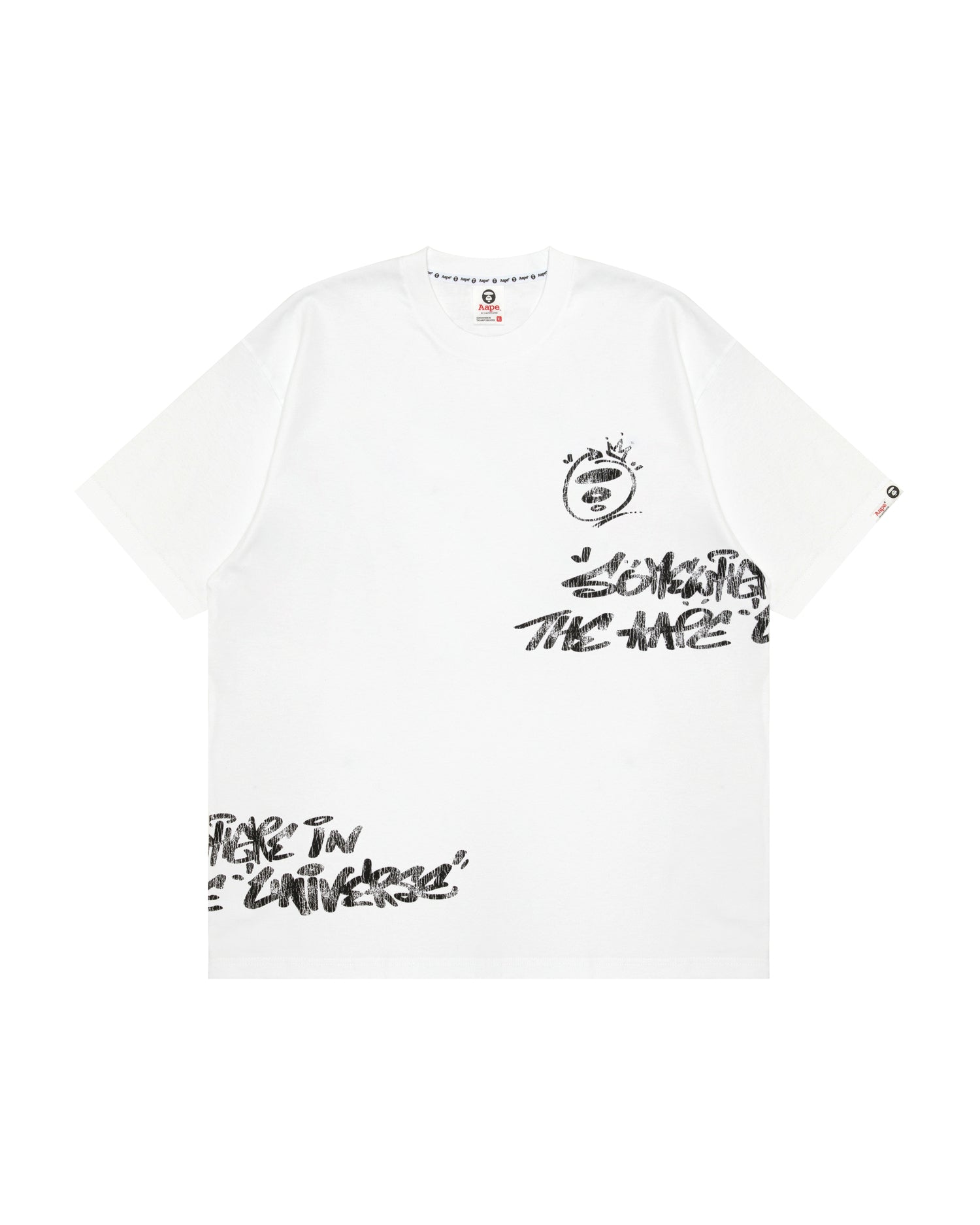 Graphic tee with moonface design (1976XX) 寬鬆版