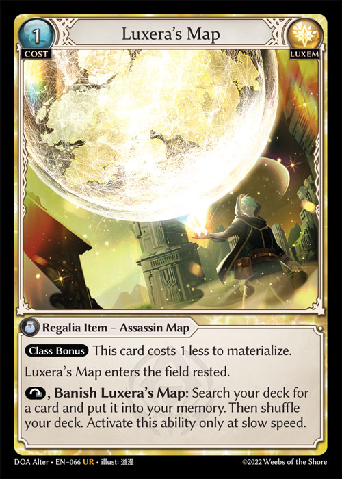 Luxera’s Map / DOA-Alter-066 (UR)