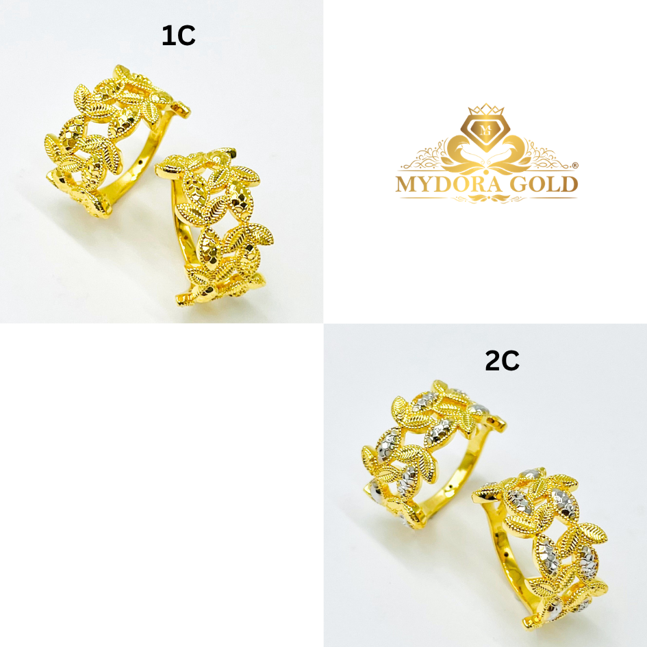 MYDORA Cincin Olive Leaf (5G) l EMAS 916/22K