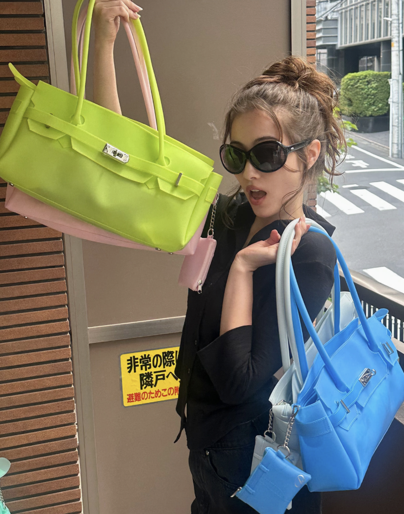 韓國 DEINET 軟糖色系 果凍2用手袋 ｜JELLY TWO-WAY BAG