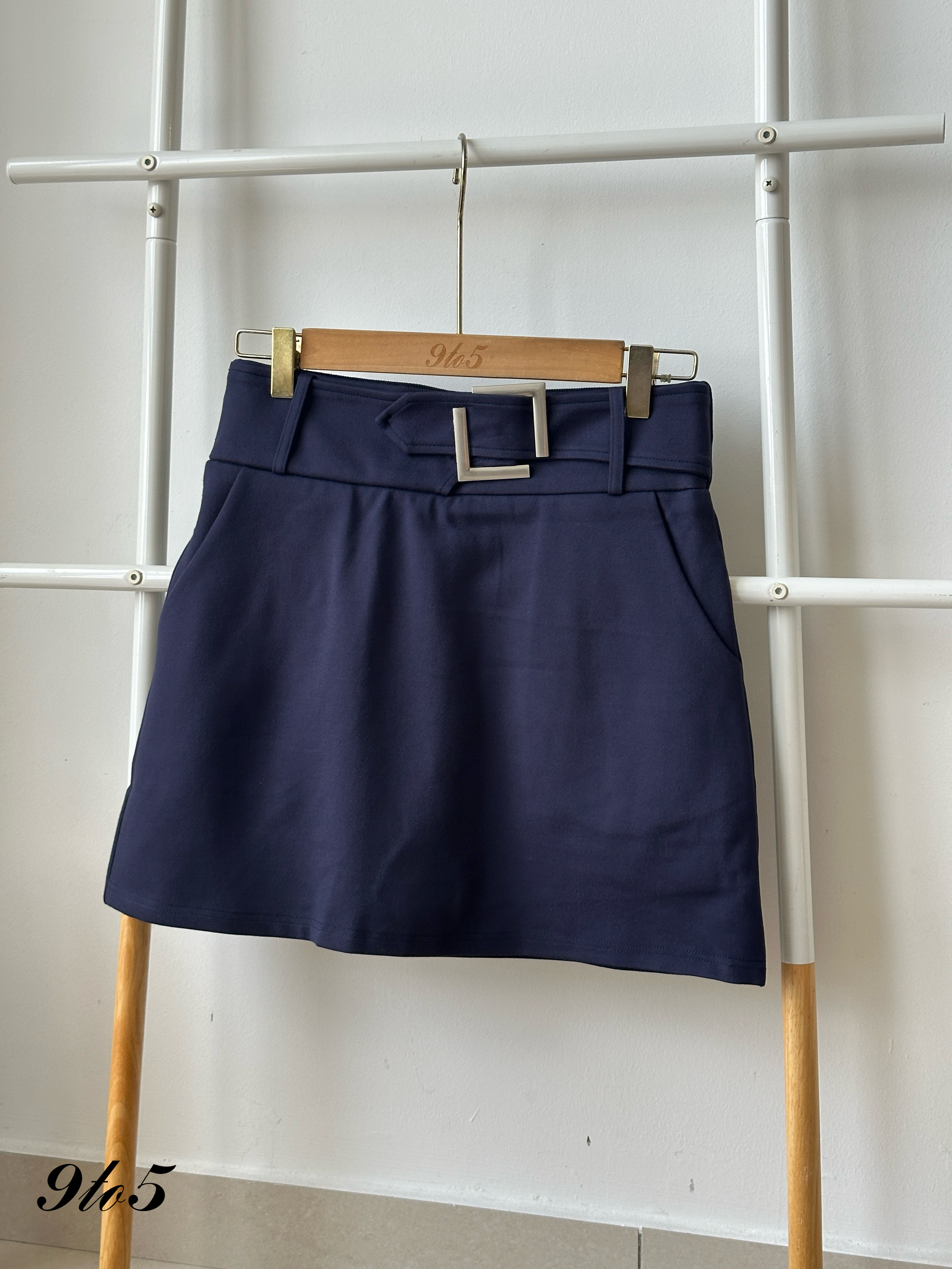 S1854 A Line Short Skirt - 3 Colors 