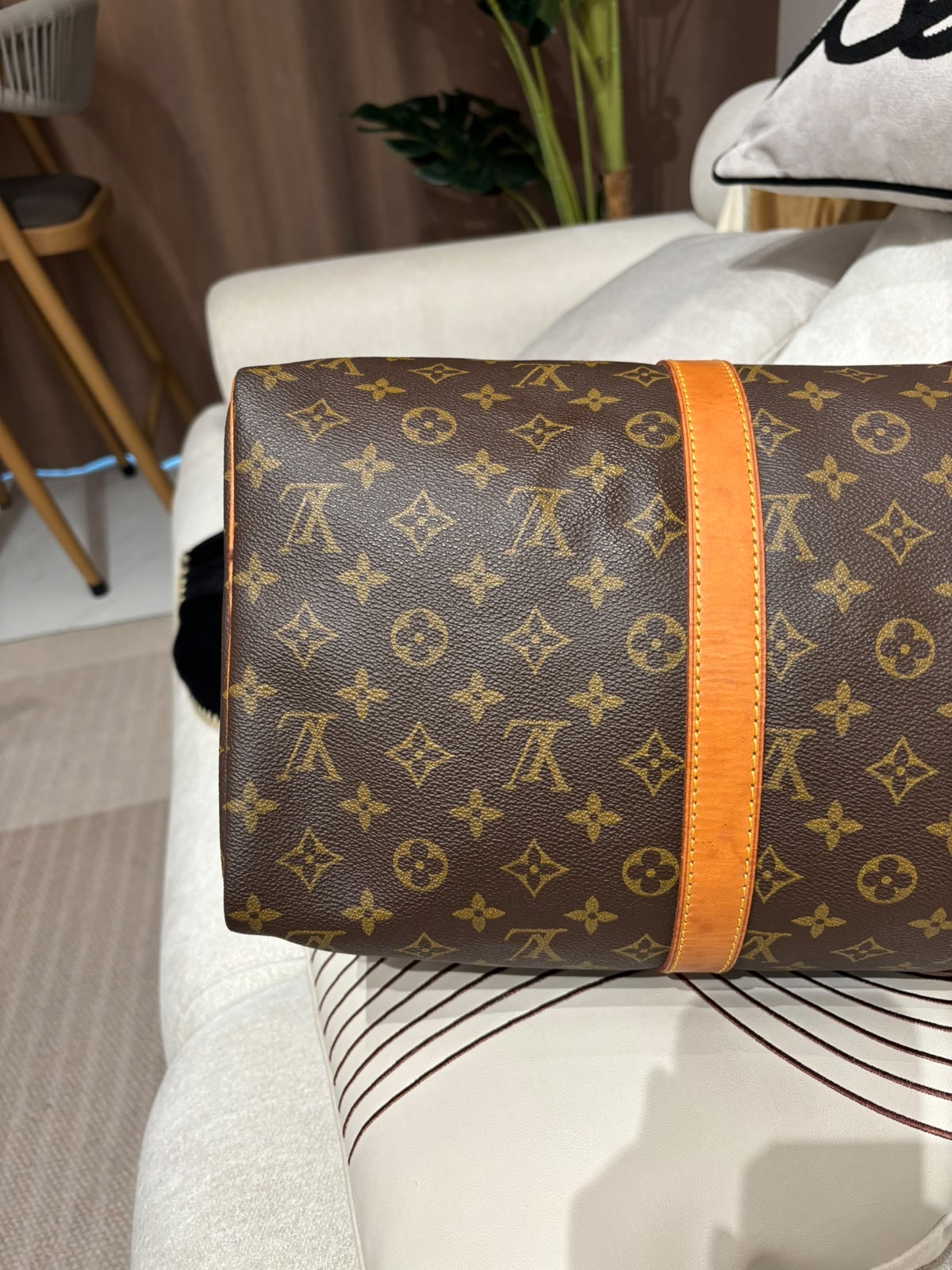 LV Keepall 45 Monogram 100%Authentic,85%new  