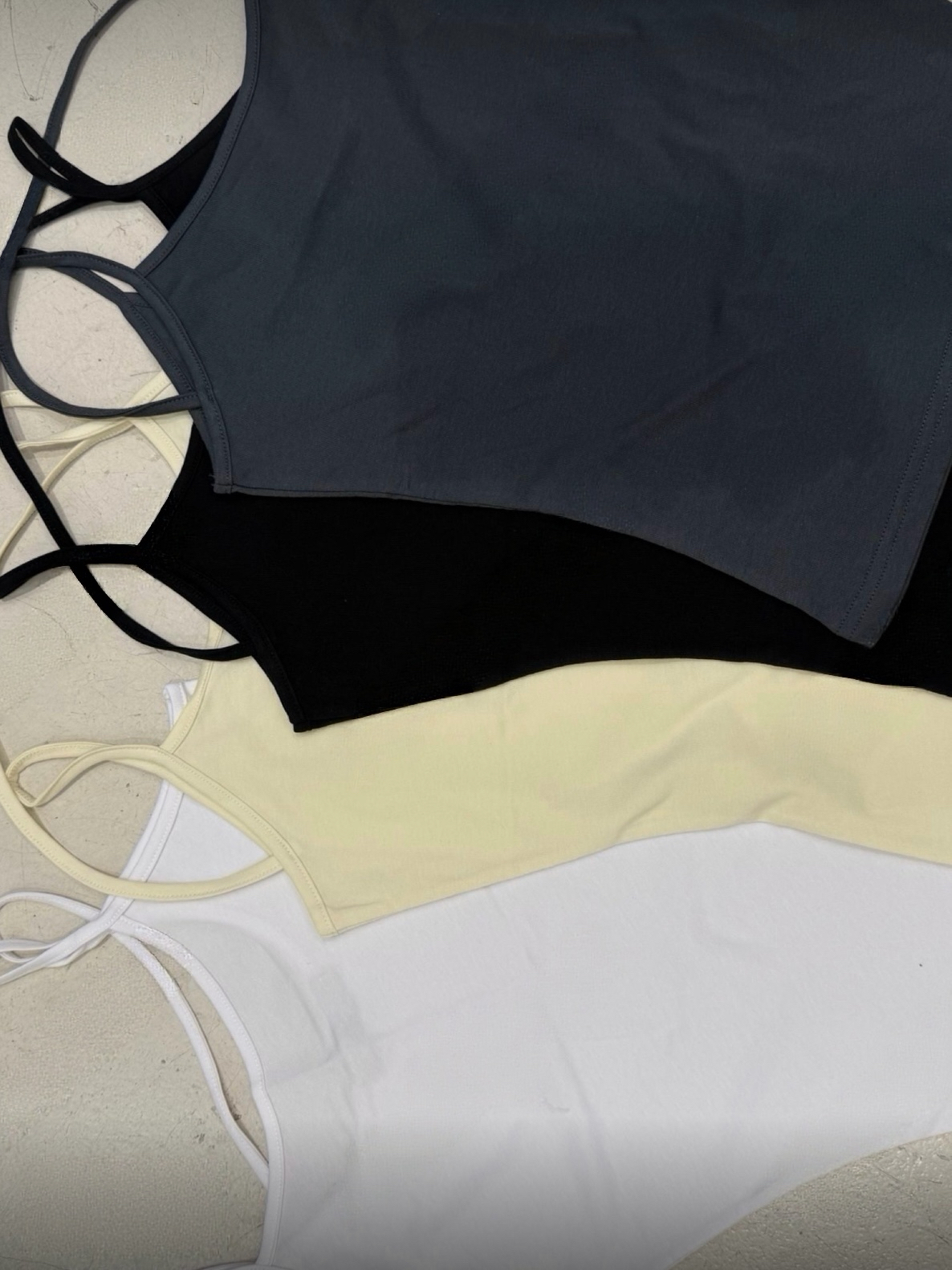 Asymmetrical Strap Tank Top