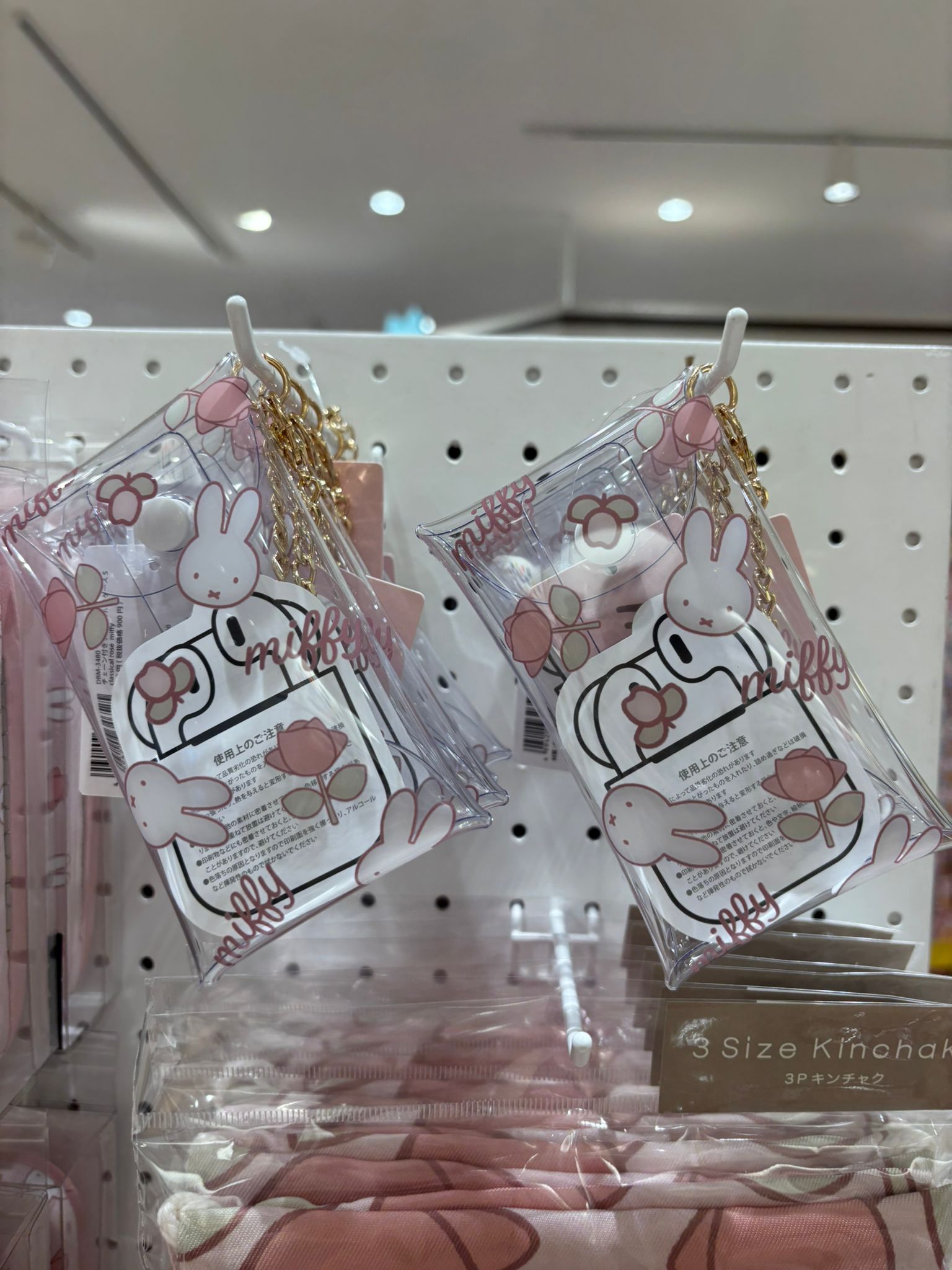 MIFFY ROSE 透明 pouch