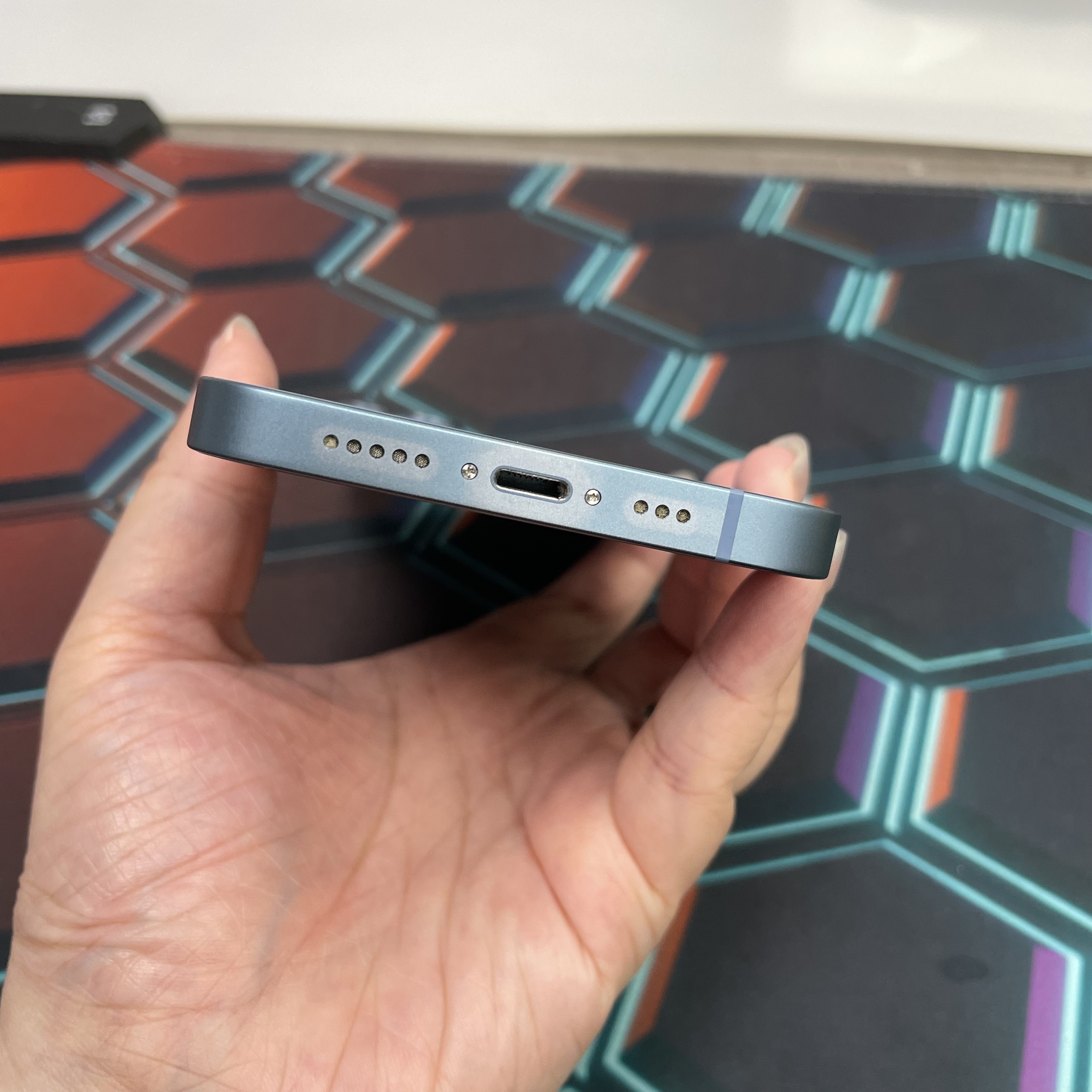 *7835 14 完美機 128GB 電72 藍色 blue