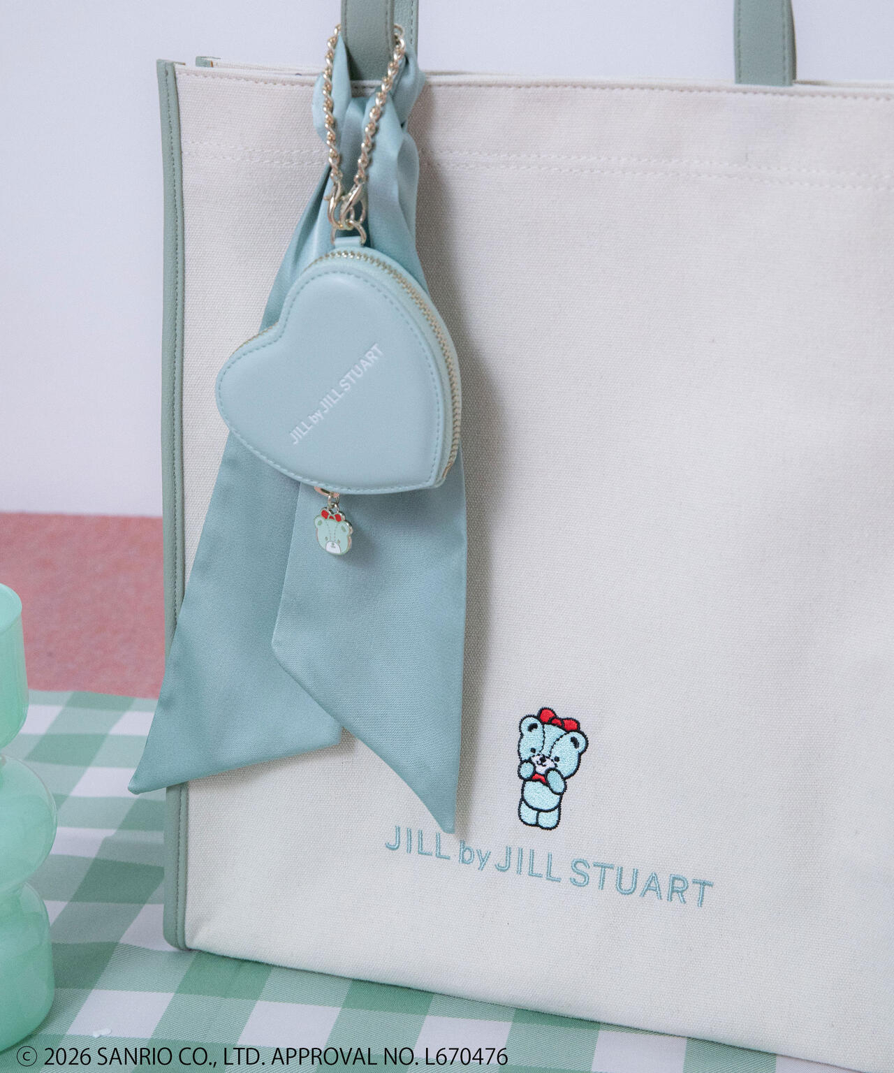 🎀【預訂】 JILL by JILL STUART Tiny Chum Collaboration Tote Bag - Green