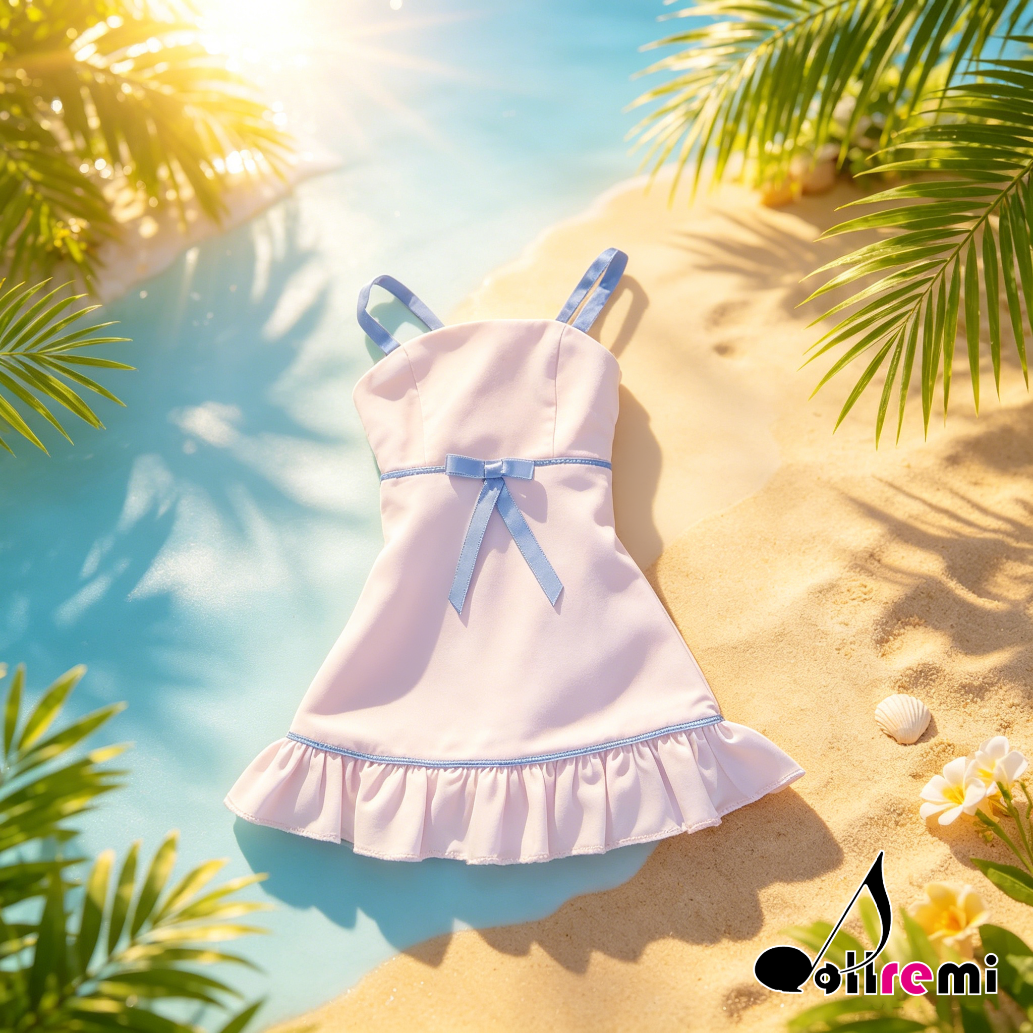 【dollremi】(DD0828) 白色吊帶裙 White camisole dress