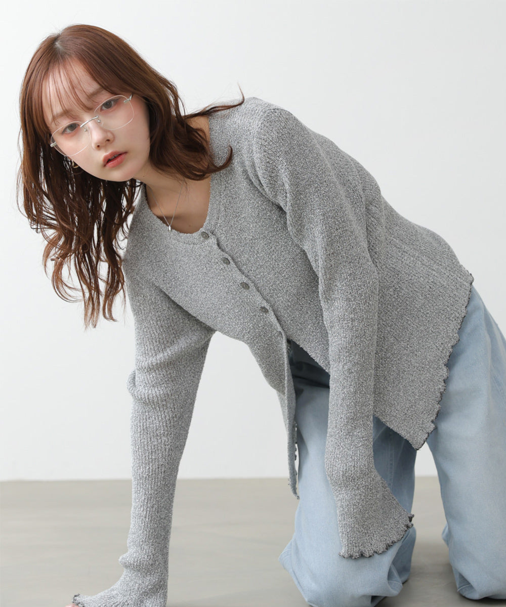 <JP> Spring Mellow Ruffles Soft Knit * 4色入 <預購>