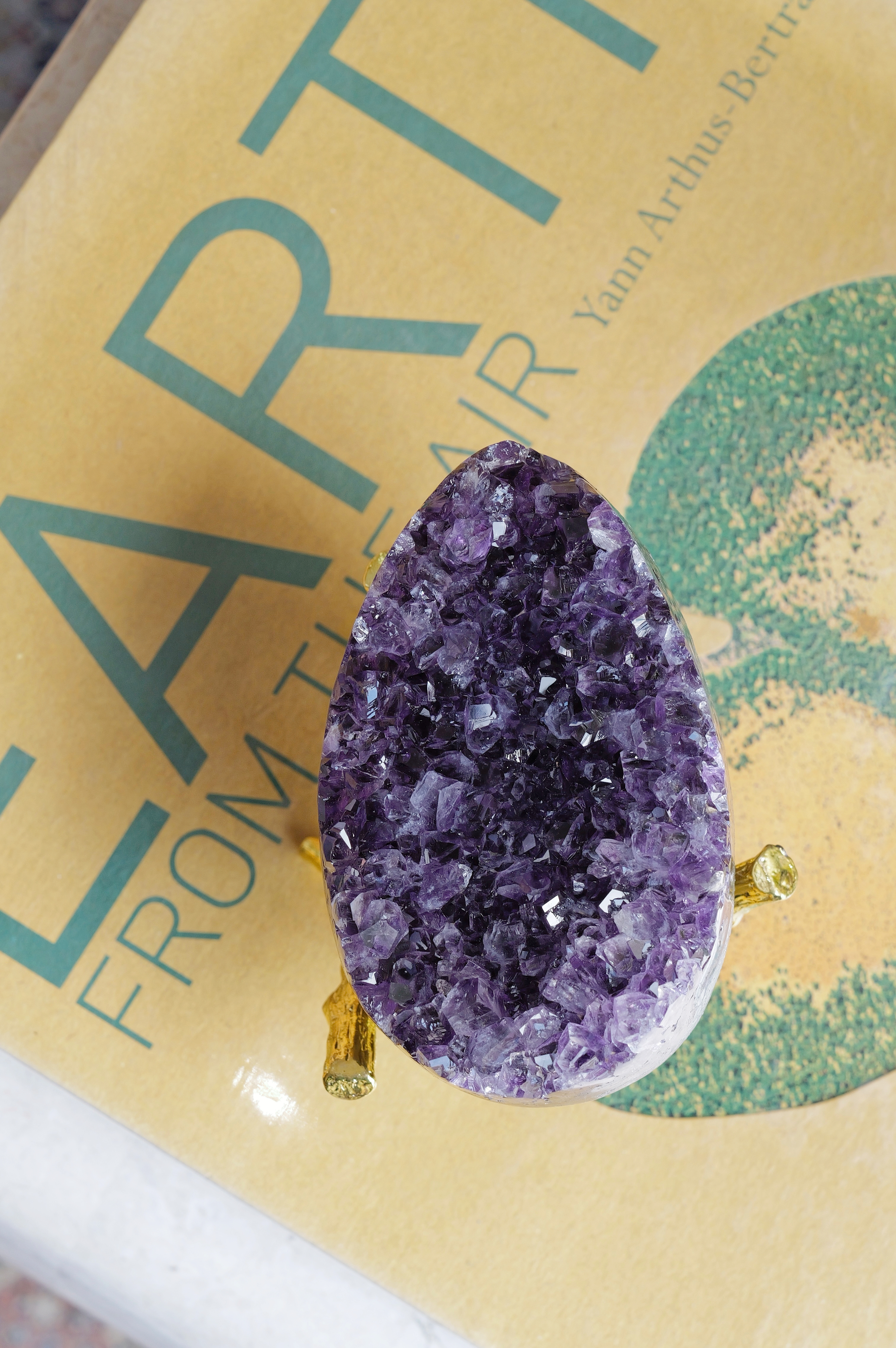 ༒ 11.2cm 帝王紫玻璃體冰翠紫水晶蛋༒  AM5008C2JGSN9-RA27*11TN