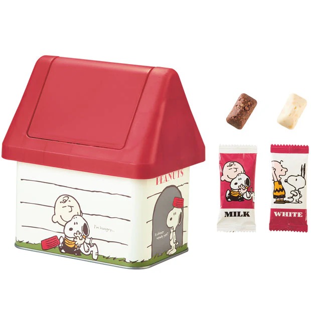 Peanuts Snoopy/Charlie Brown Chocolate Crunch Trash Can