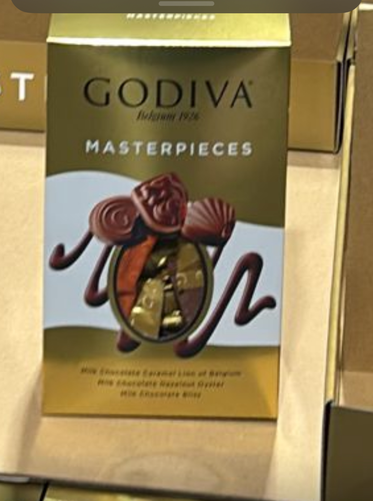 日本Costco  GODIVA日版Godiva 3款經典大師系列 牛奶朱古力 金裝禮盒 360g 