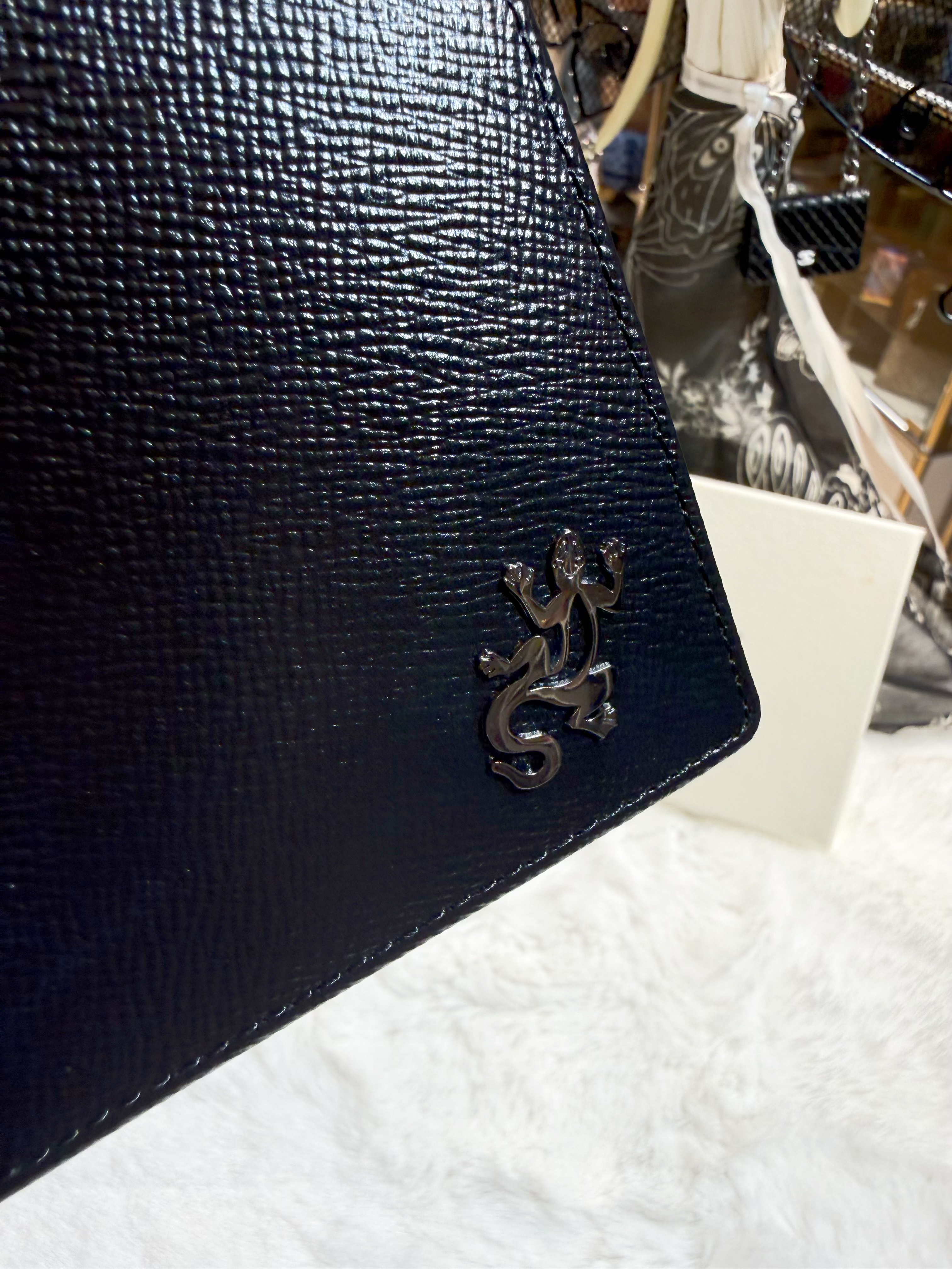 Agnes b bi fold wallet id/sf/blk