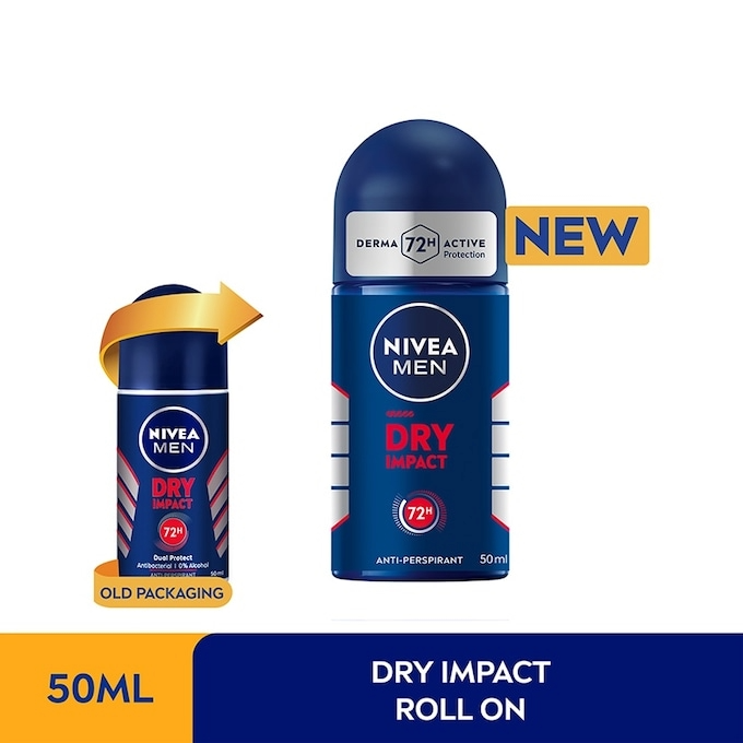NIVEA FOR MEN 50ml Deodorant Dry Roll On