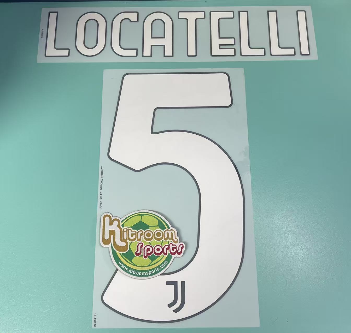 2022-23 Juventus Away / 3rd Nameset #5 LOCATELLI