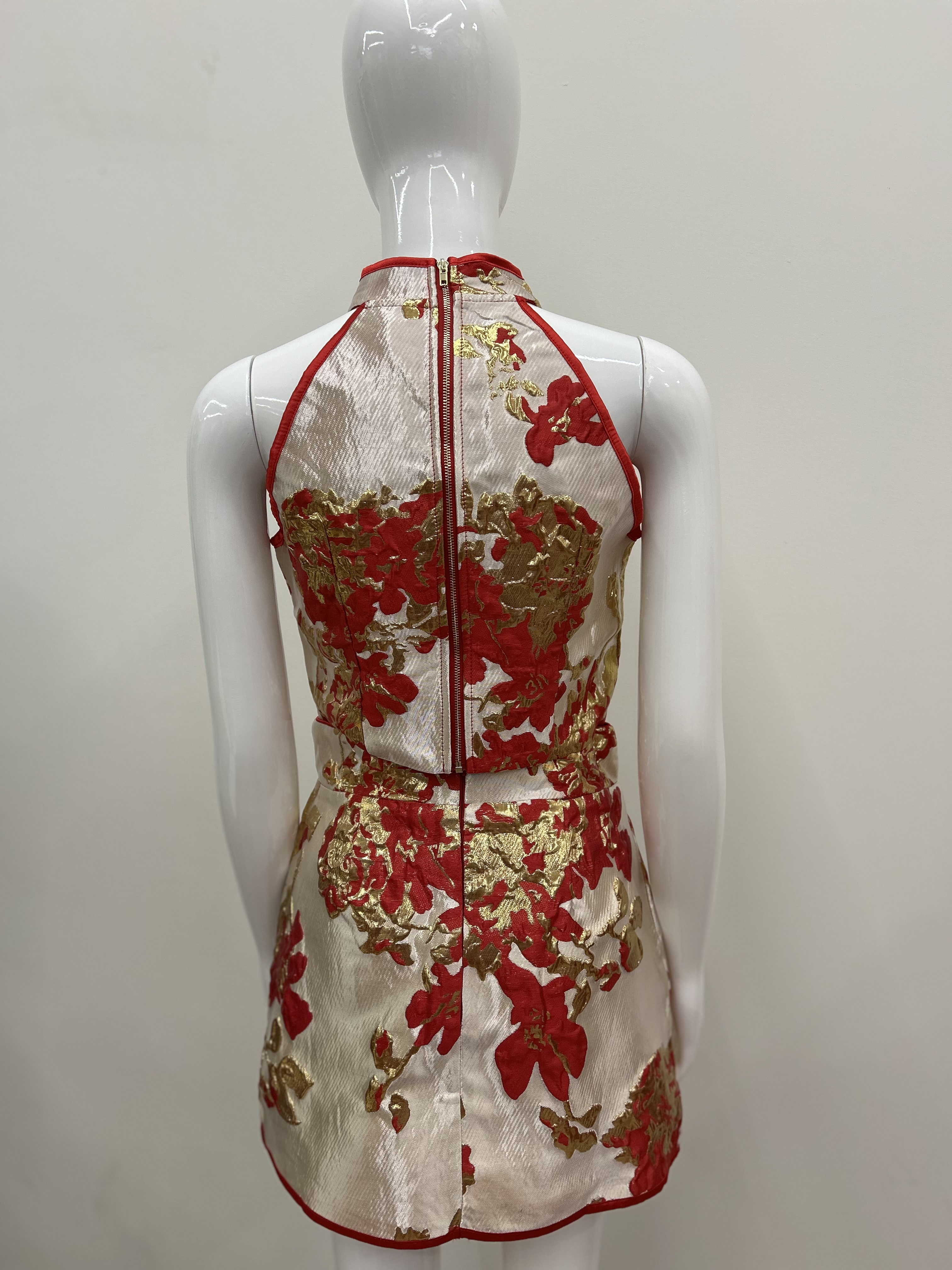 583.WB Embroidered Top + Skirt