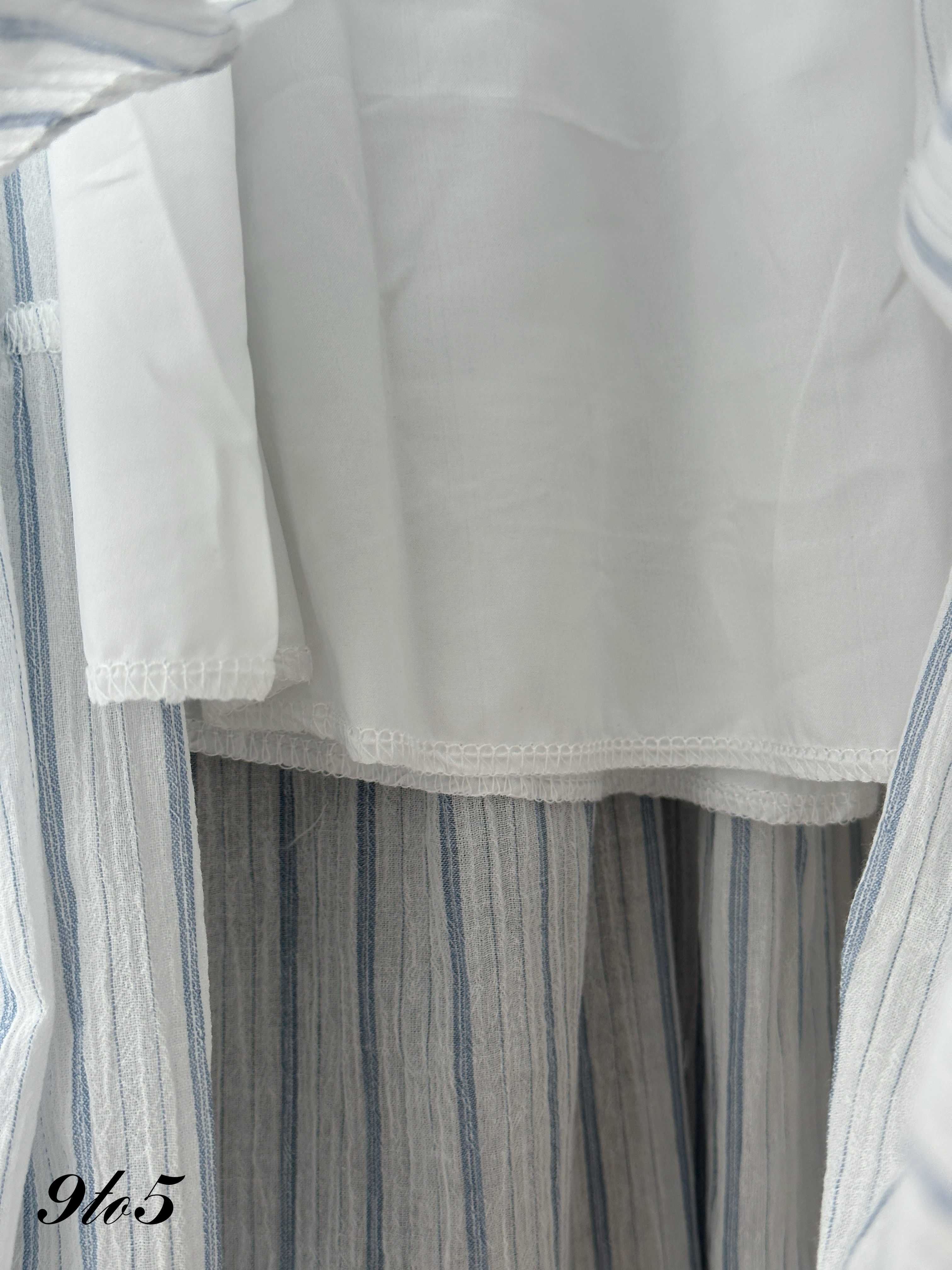 S1974 Long Layered Skirt - Black & White