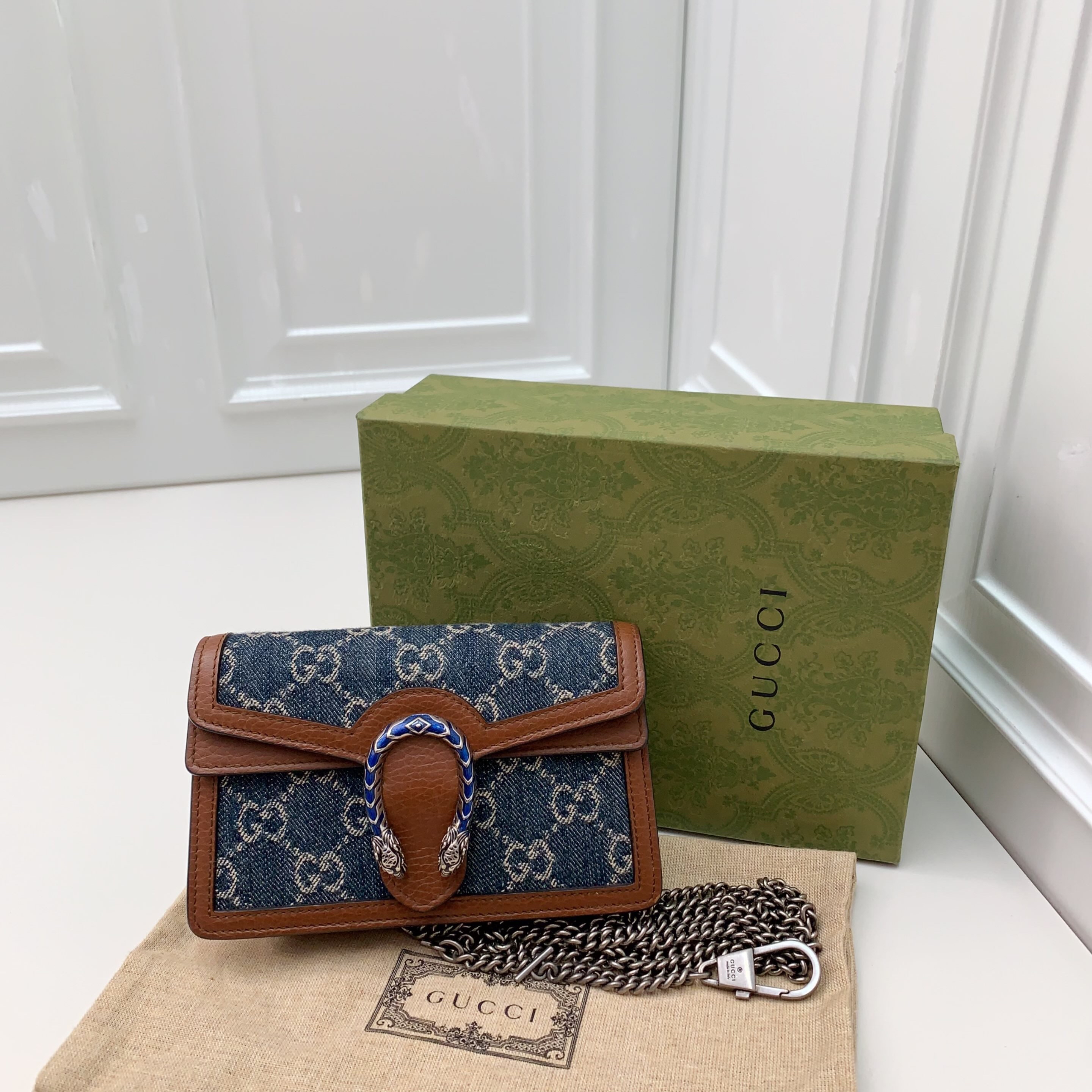 【預訂貨品】Gucci丹寧酒神包