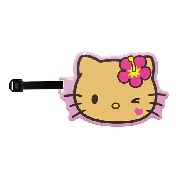hello kitty 日燒行李牌