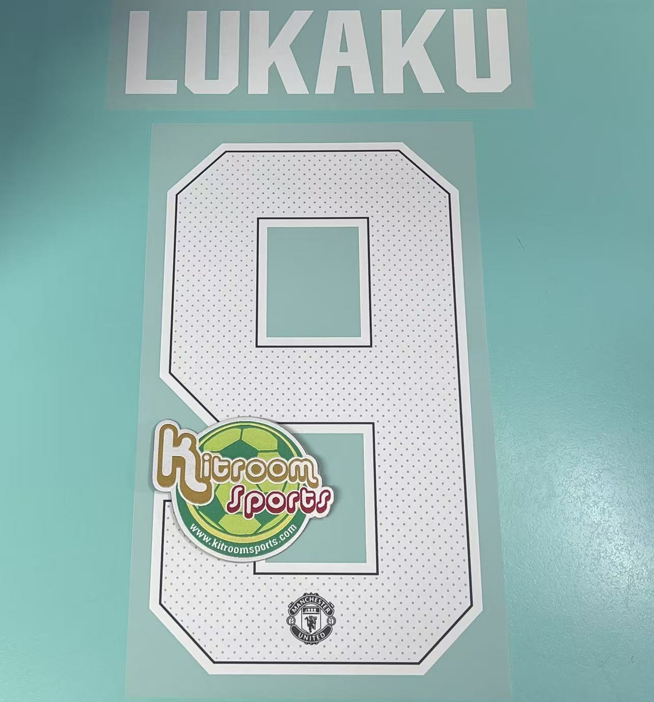 2018-19 Manchester United Home UCL Nameset #9 LUKAKU