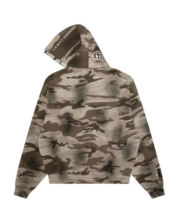 AAPE X NOMANUAL Moonface Hooded Zip-up Sweater (M9894XAR)