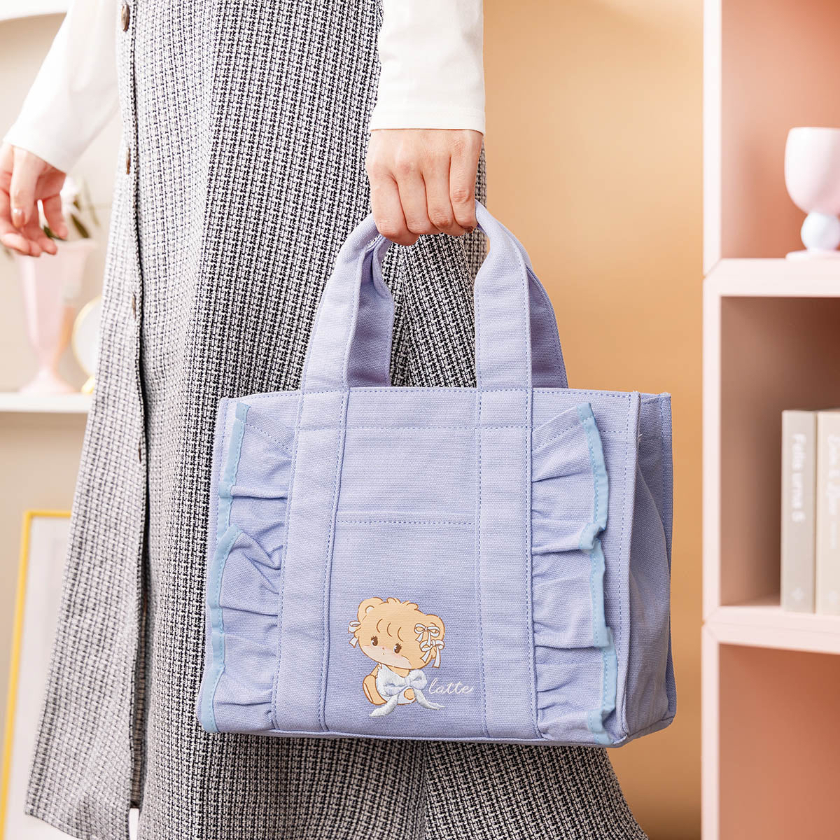 🎀【預訂】 Lil ala mode Tote Bag Latte