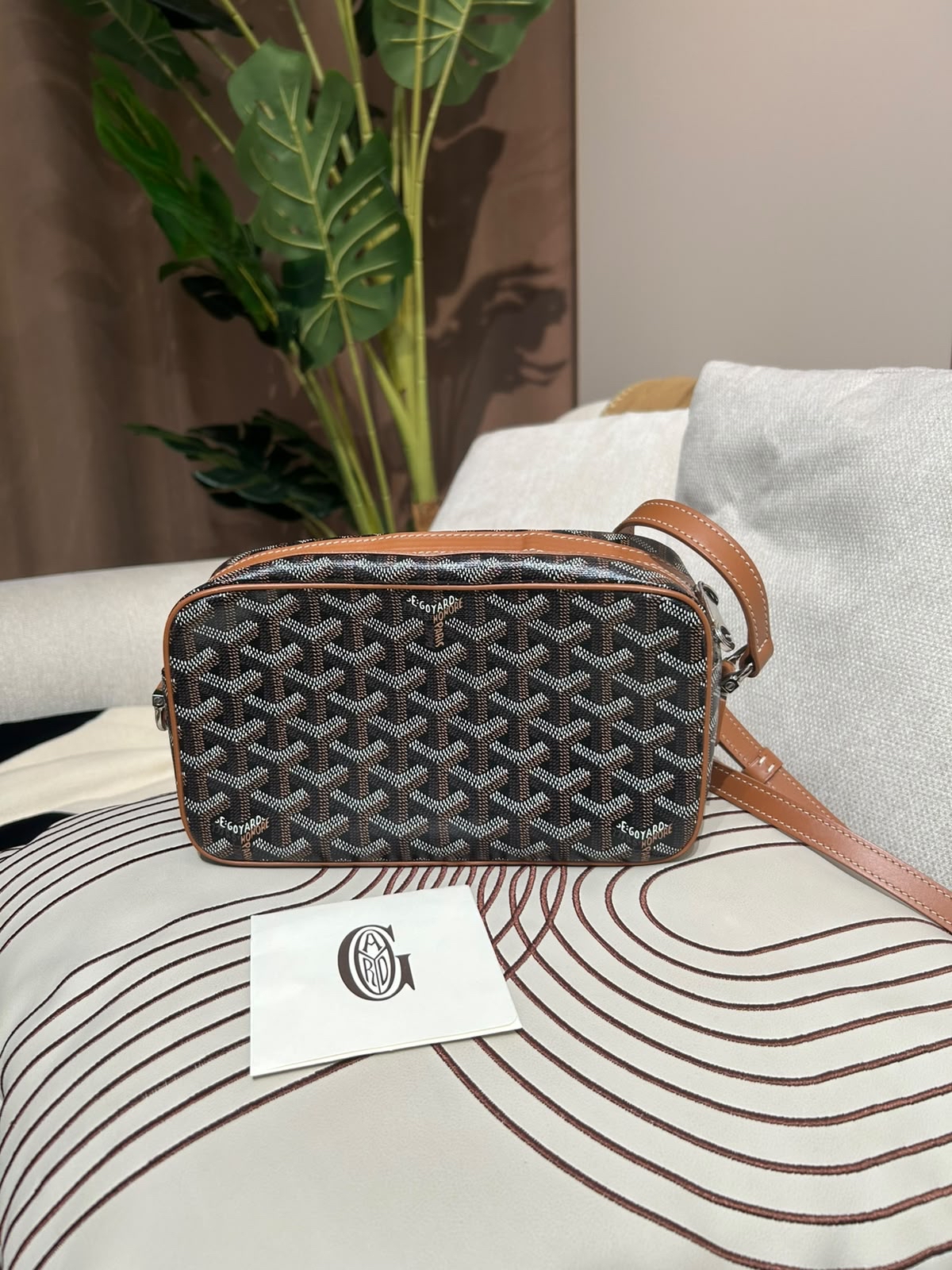 Goyard cap vert camera bag 100%Authentic ,95%new ✅收據副本✅塵袋✅booklet