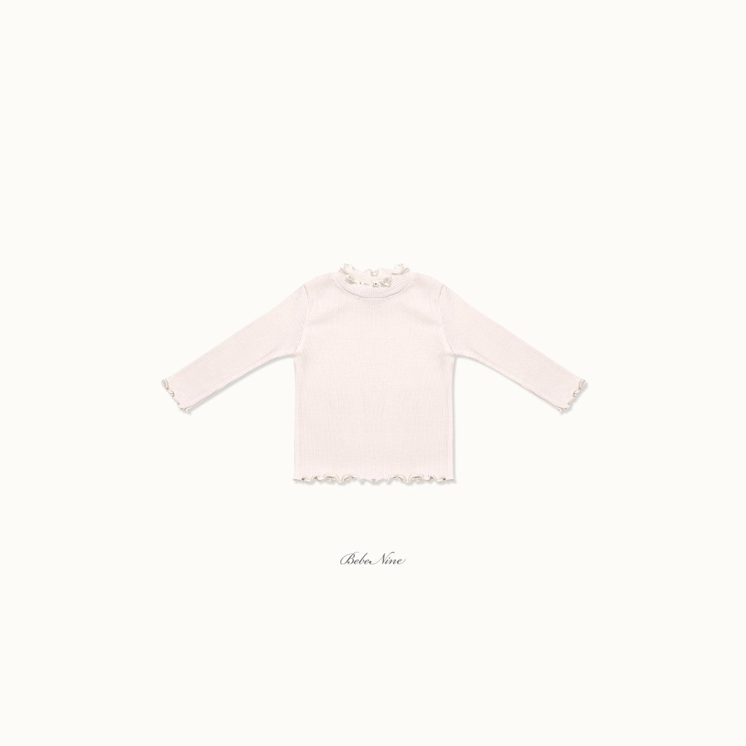 Bebenine Soft Ruffle Rib Tee