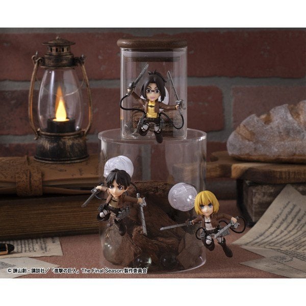 (預訂訂金 $100) (總價 $346) MegaHouse Tobimas 進擊的巨人 (原盒6盒) (1套6款) (行版)
