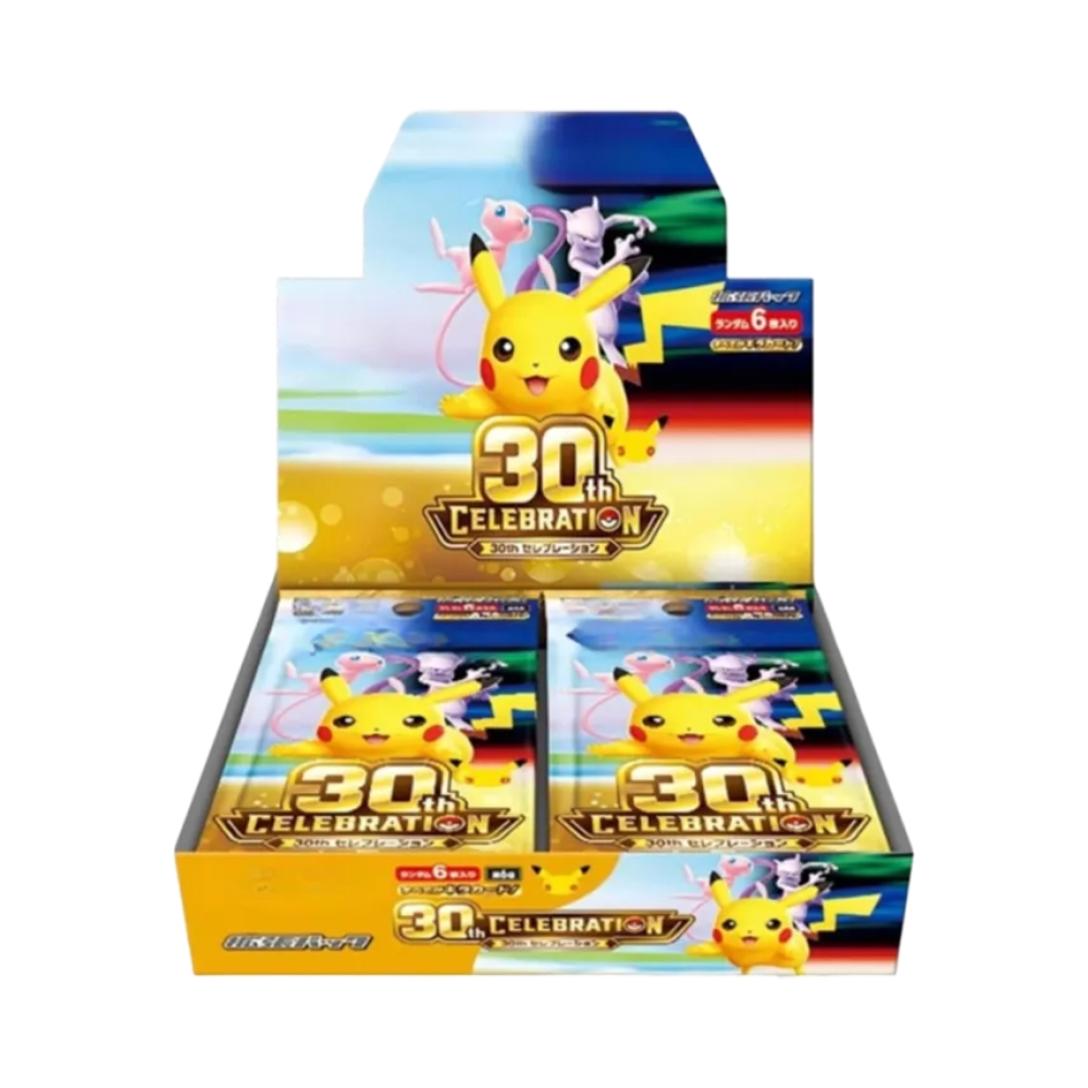 門市現貨｜Pokemon寶可夢 -  日本版 PTCG M6a 30th CELEBRATION Japanese 30週年 原盒原膜 (擴充包 20包/盒)