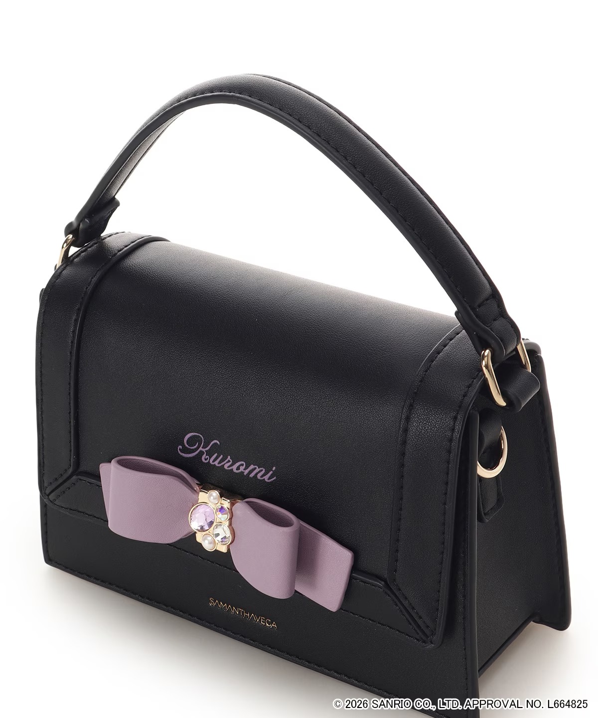 🌸 【預訂】Kuromi Mini Shoulder Bag - SAMANTHAVEGA x Sanrio Summer Collection