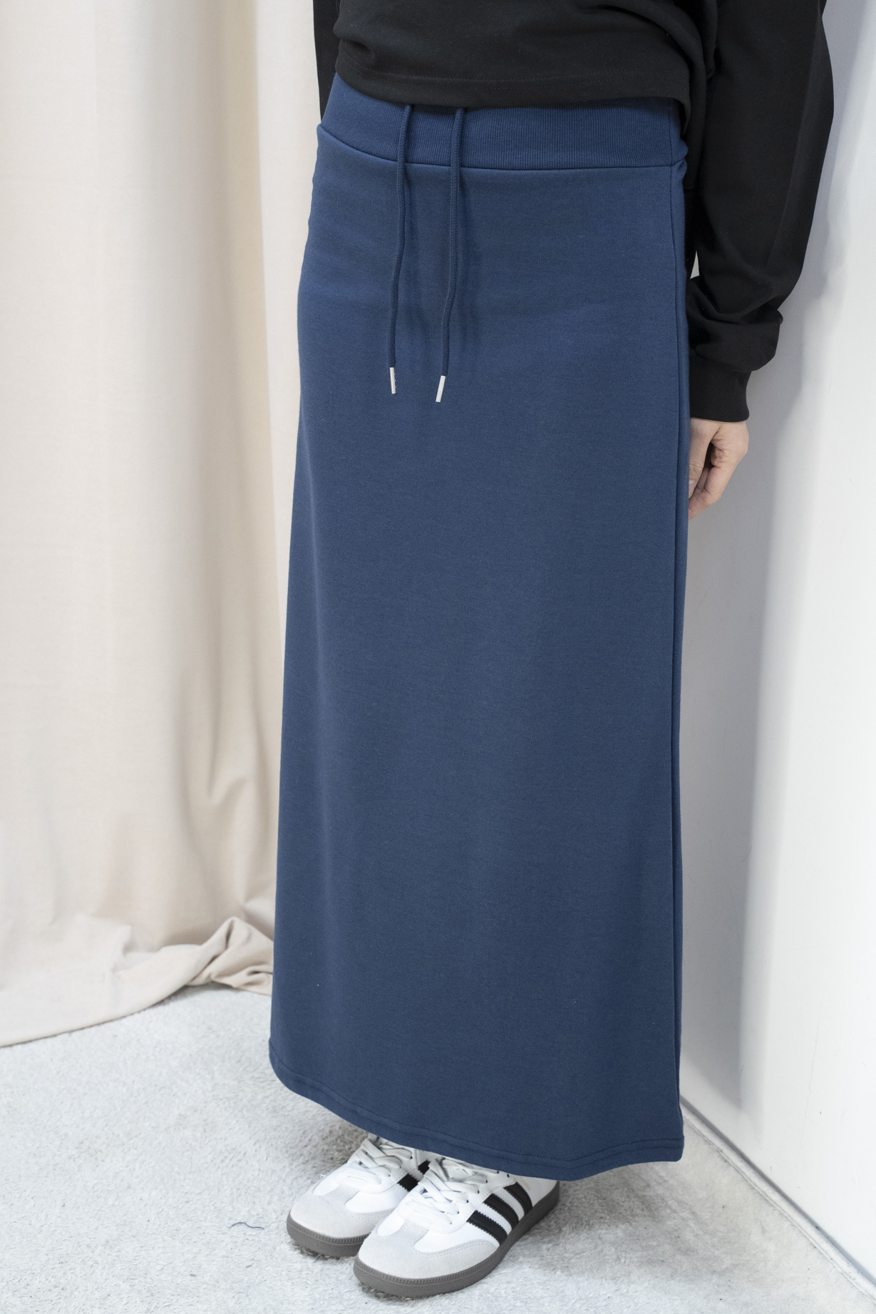 舒適棉不勒肚直順半身裙（5色）