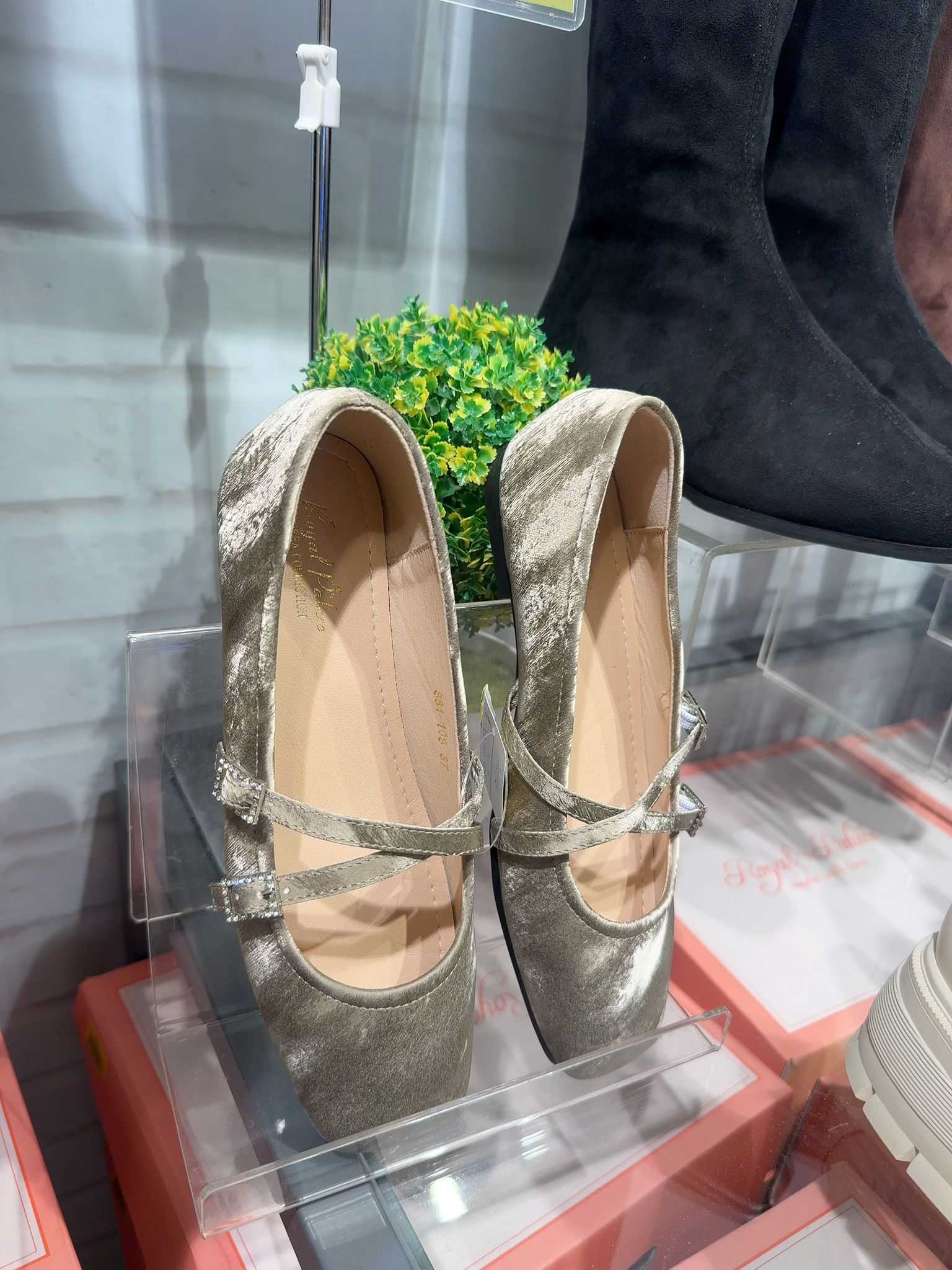 平底絨面芭蕾舞鞋【兩色】