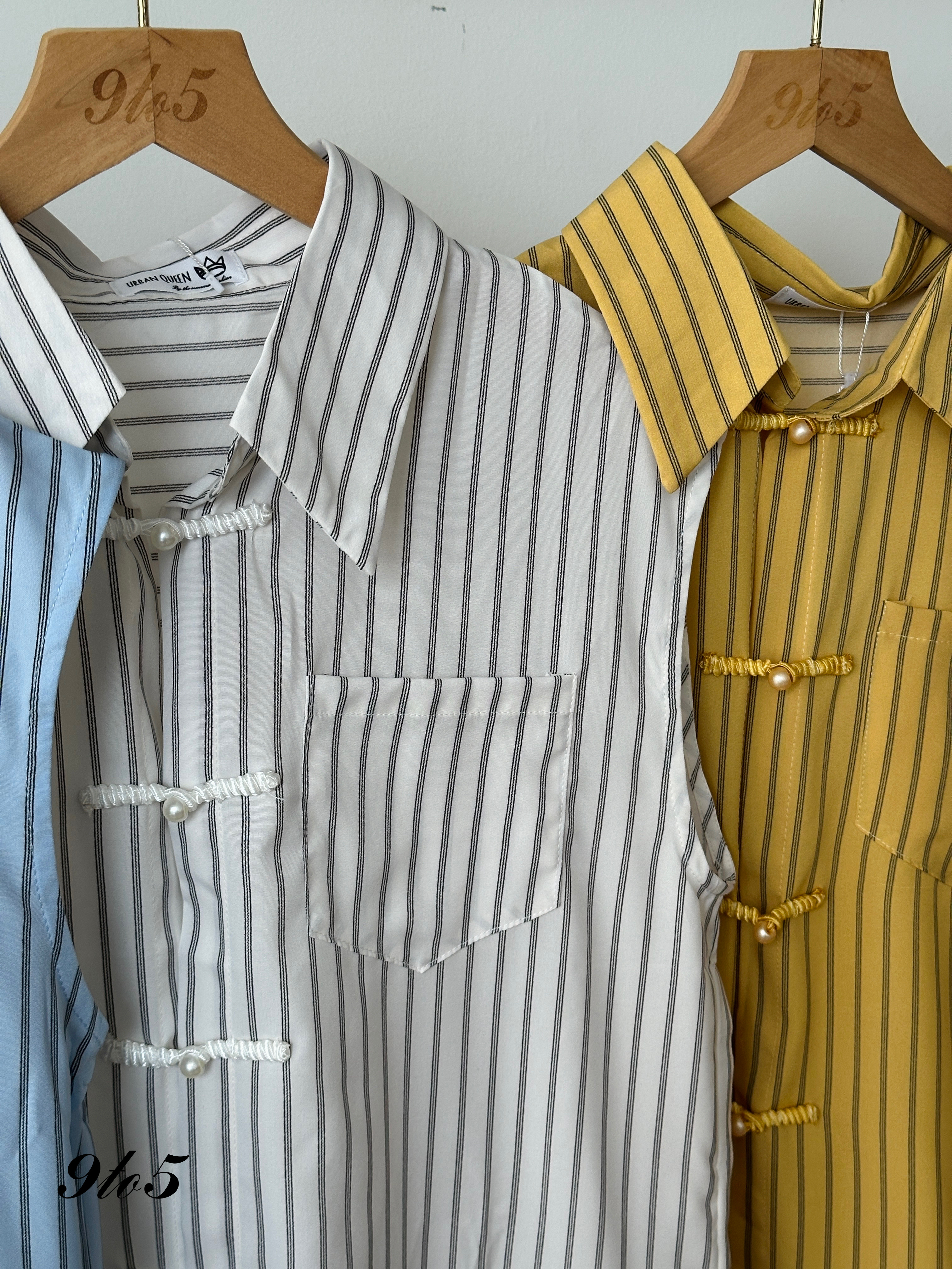 T3912 Sleeveless Stripe CNY Top - 4 Colors