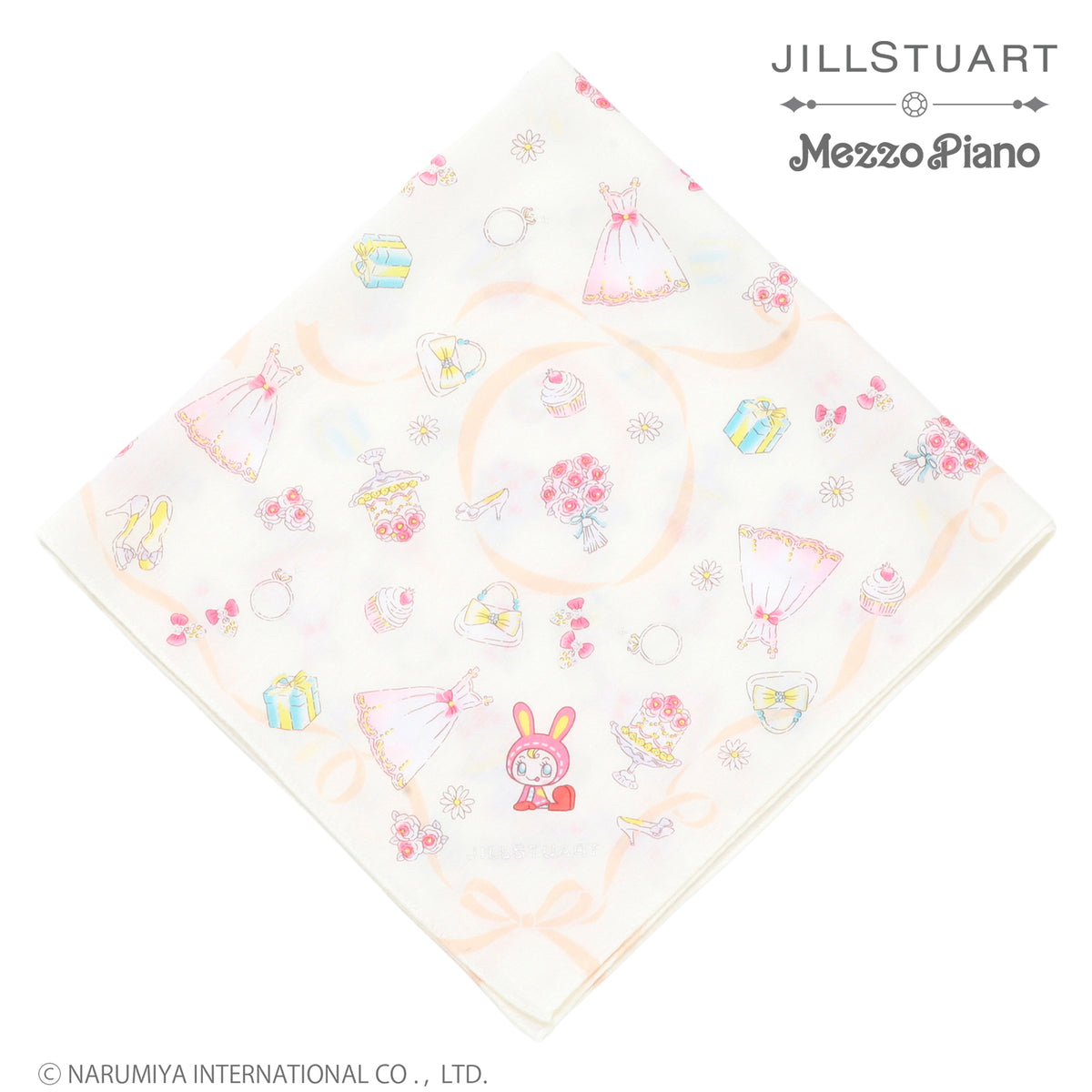  🎀【預訂】JILL STUART ×mezzo piano 印花手帕 I