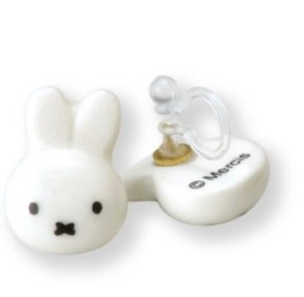 🐰Pre Order  - miffy  "美濃燒" 耳環.  Made in Japan🇯🇵  ( 📦 大約3月底到貨, 若遇到缺貨或其它因素貨期會延遲 ）