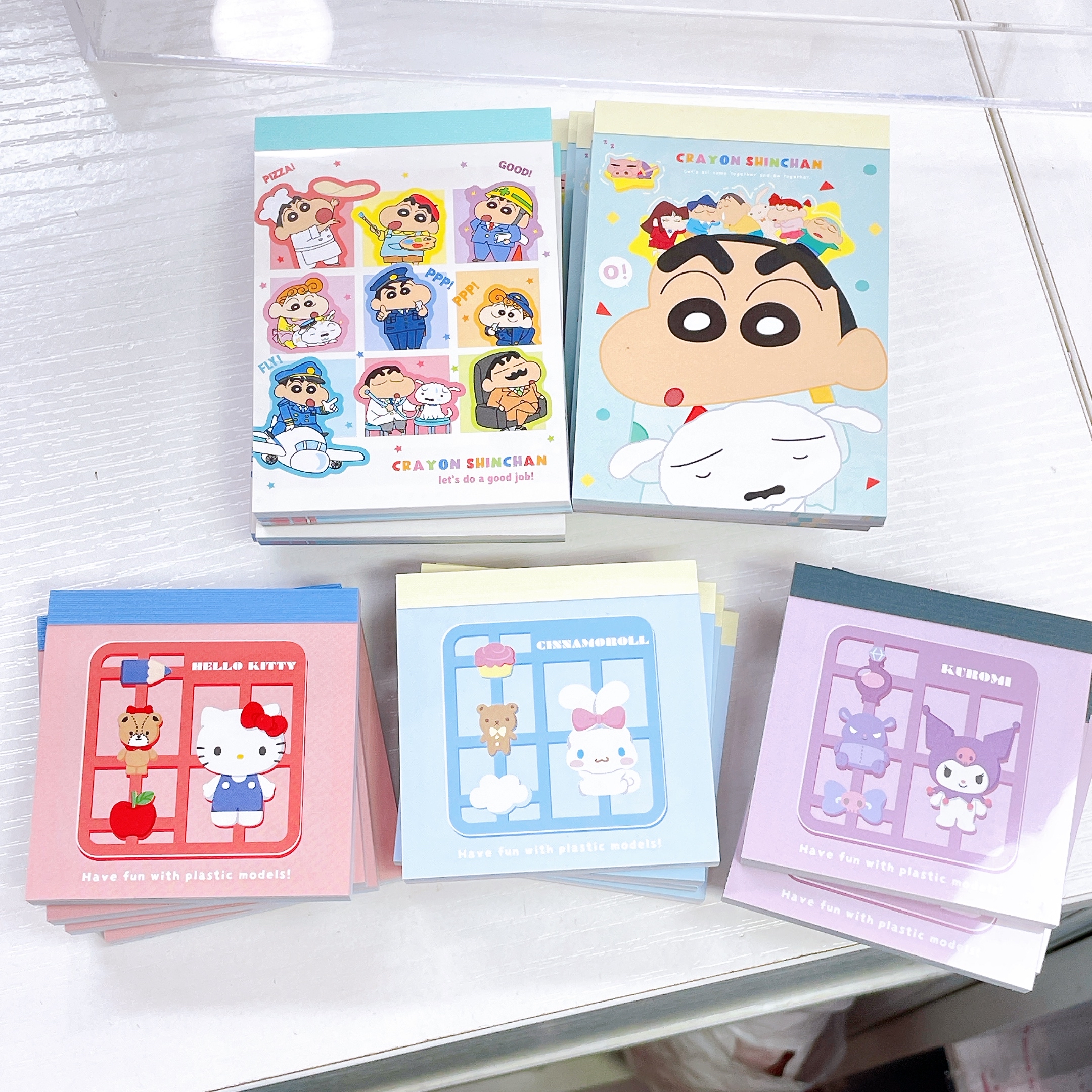 日本直送Sanrio /蠟筆小新 memo