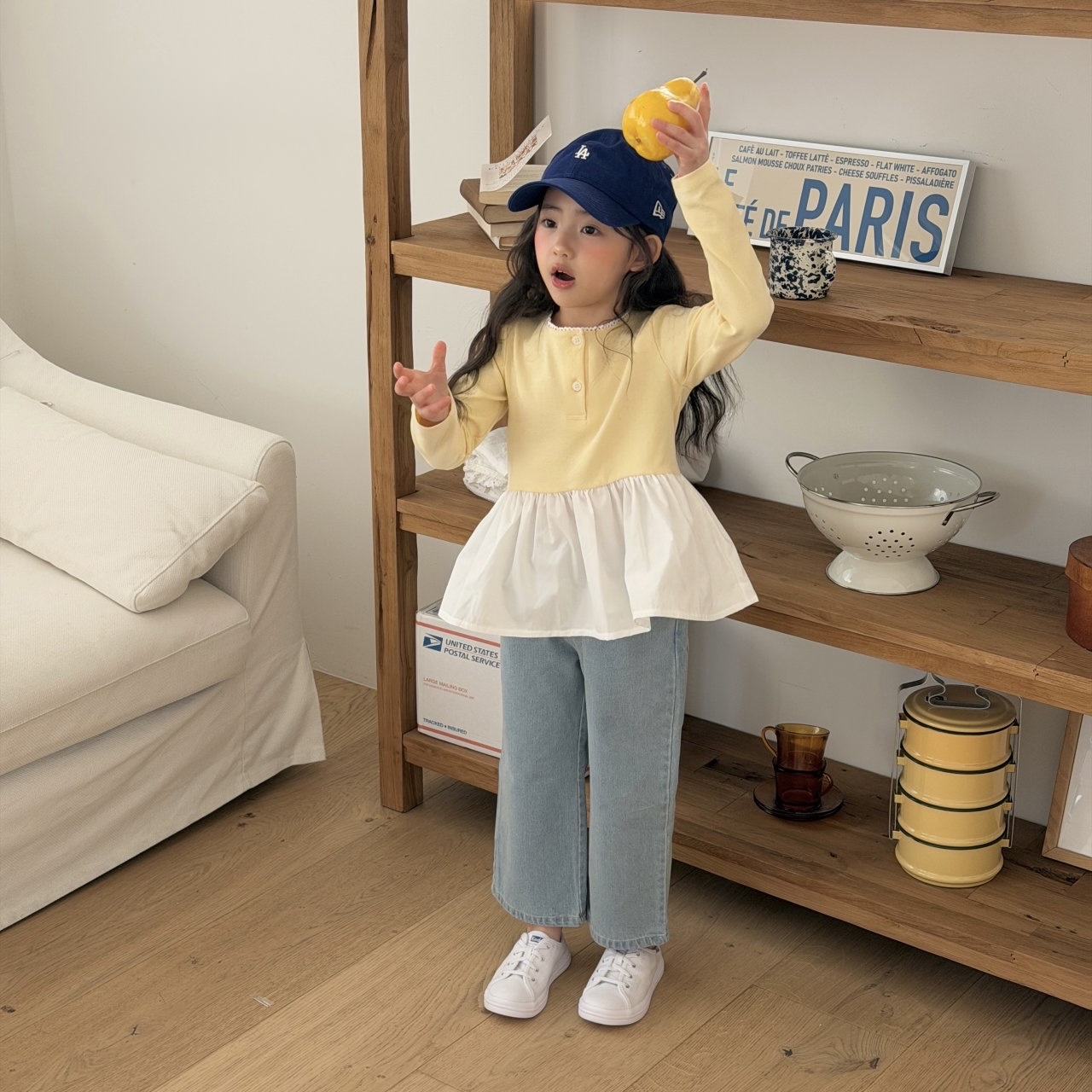 Ninibello | 春季薄Tee (Red/Yellow M100-110)