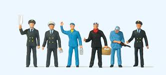 PREISER 10086 法國鐵路人員/French railway personnel