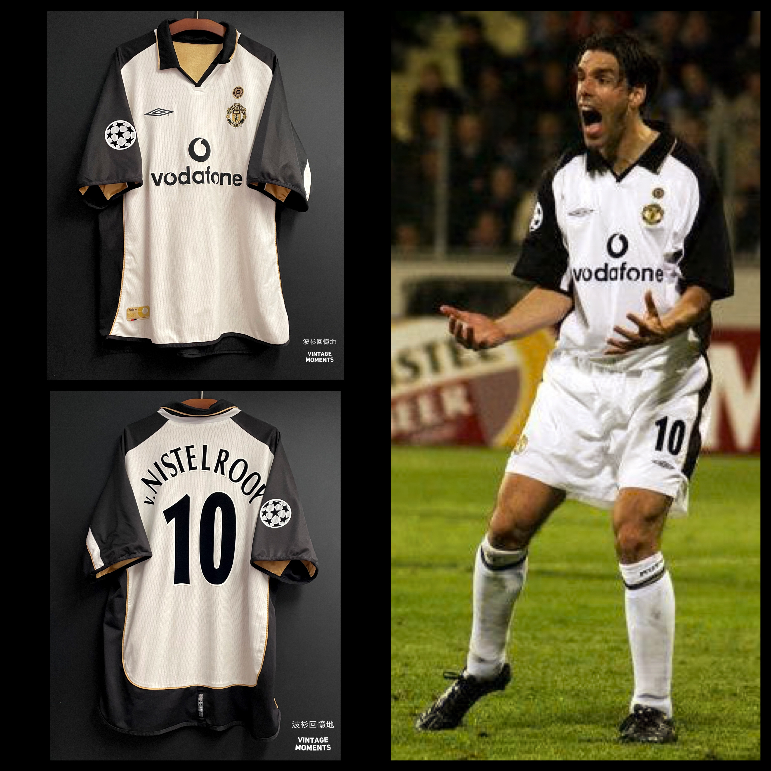 曼聯01/02百週年 雲佬 MANCHESTER UNITED AWAY VAN NISTELROOY