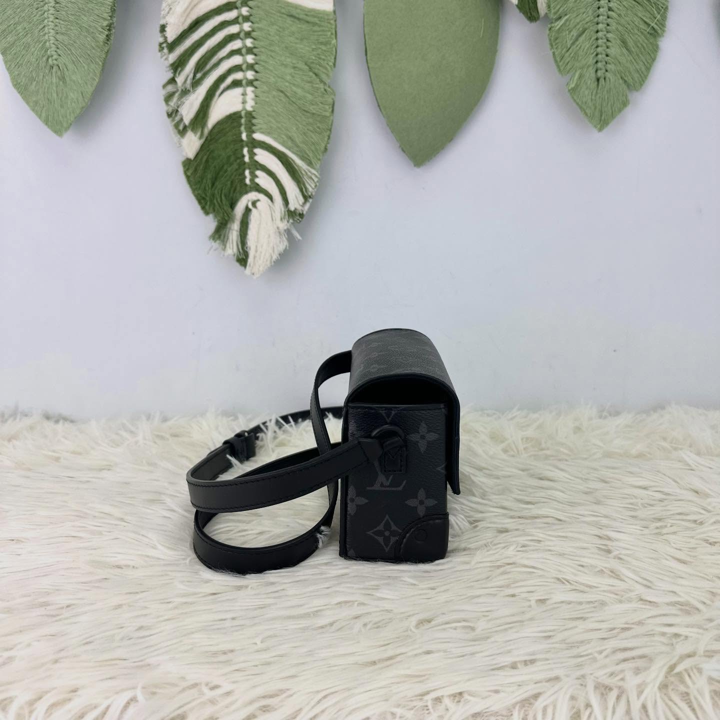 LV 🤍PRE OWNED 黑色老花 Steamer 晶片款 2024年全套有單🖤