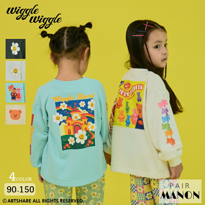 🆕【⭐訂購⭐】🌀 🇯🇵 日本直送 Wiggle Wiggle 前後+衣袖印花衛衣［4款選］🌀 [ELJA-0052][261106]