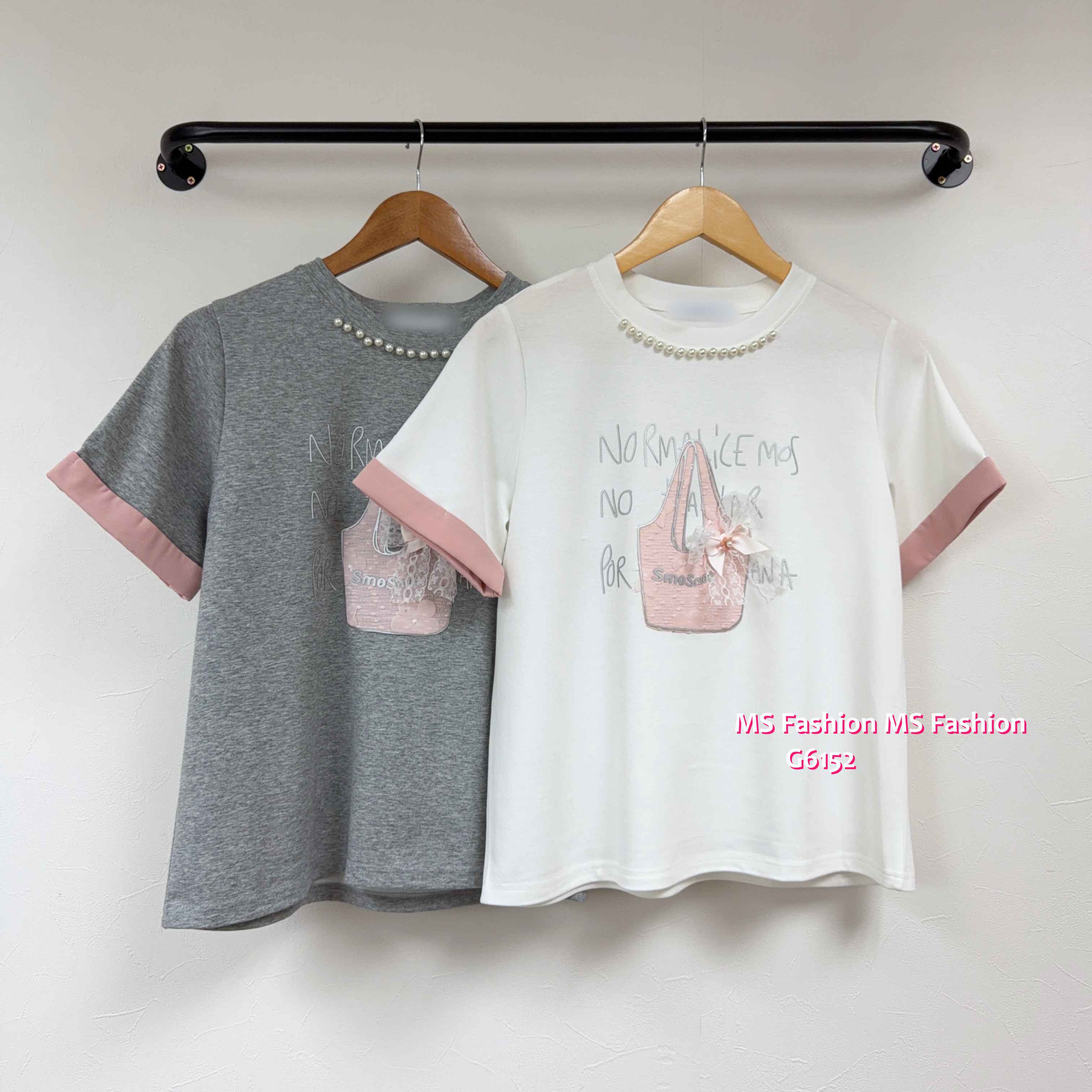 G6152 韓國🇰🇷靚靚手袋蝴蝶print top