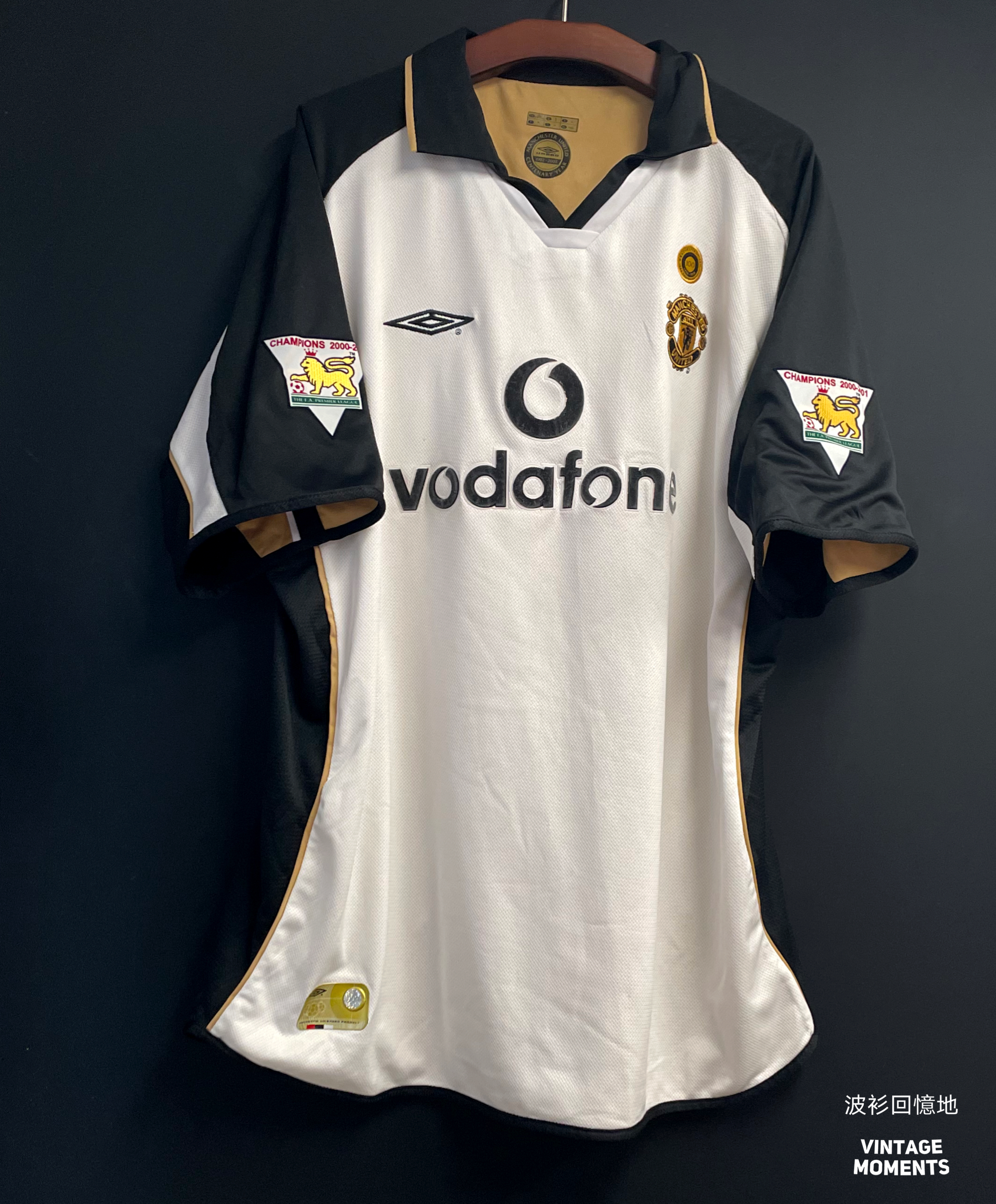 曼聯01/02百週年 碧咸 MANCHESTER UNITED AWAY BECKHAM